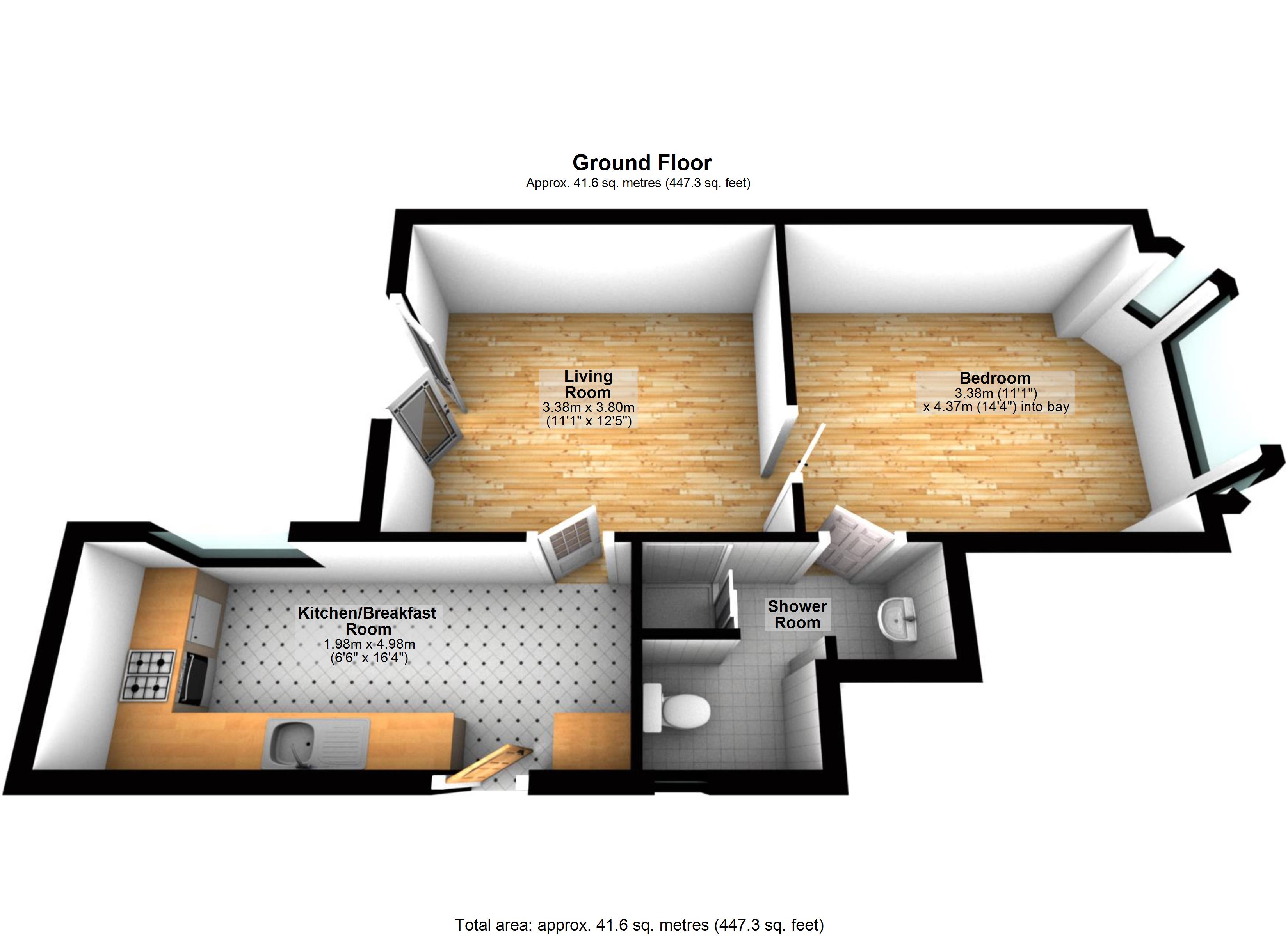 1 Bedrooms Flat to rent in Stanley Road, West Bridgford, Nottingham NG2