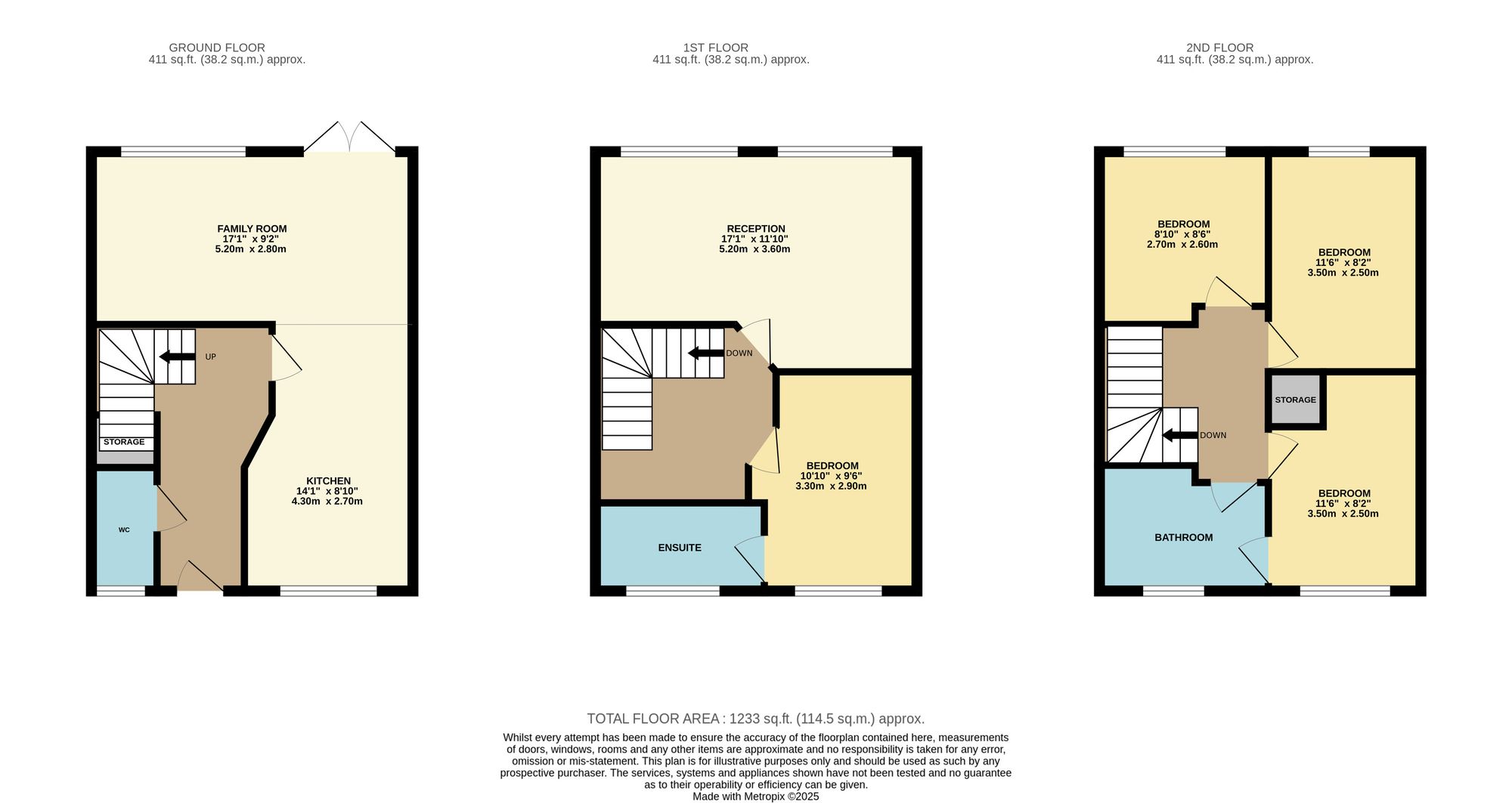7 Aspen Close, Bolton floorplan