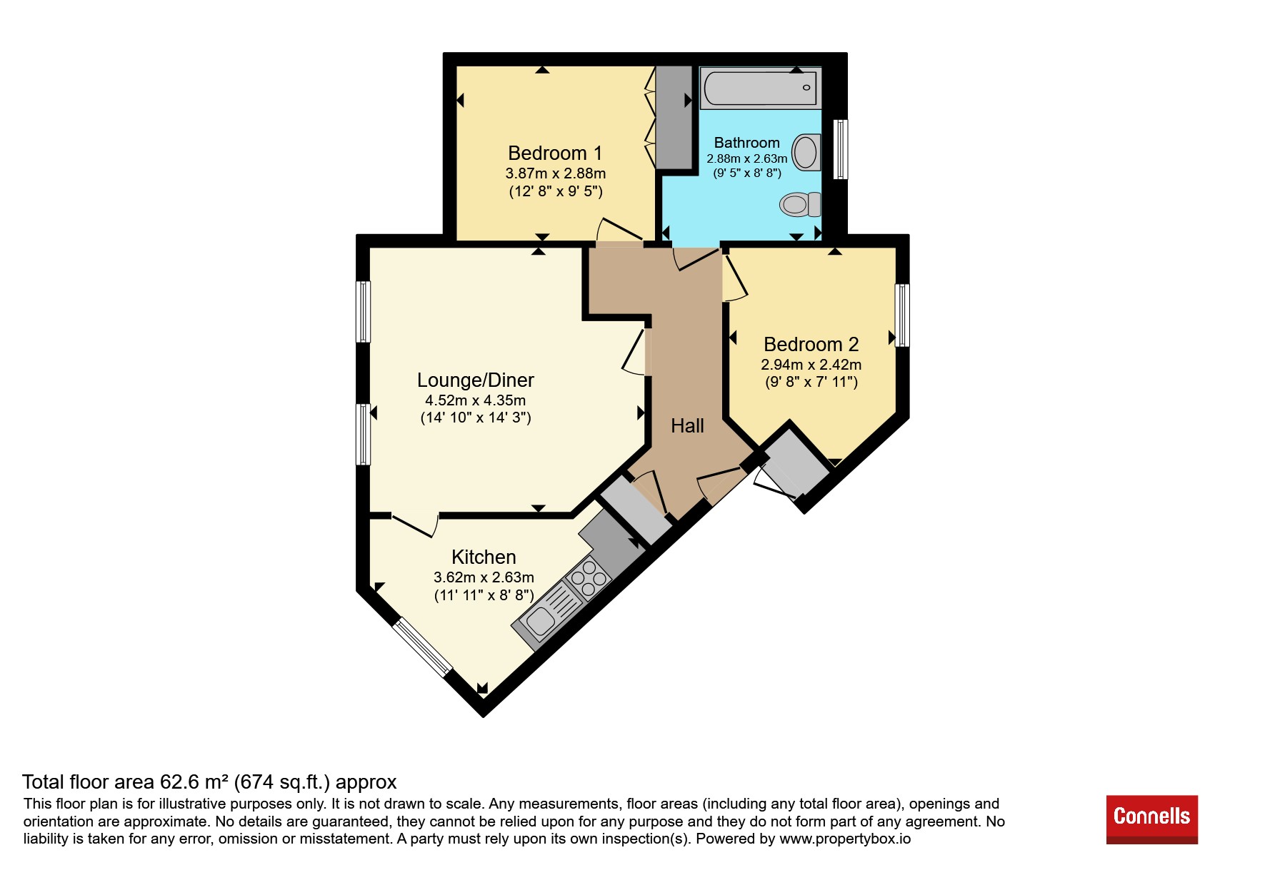 2, Old Station Road, Leicester floorplan