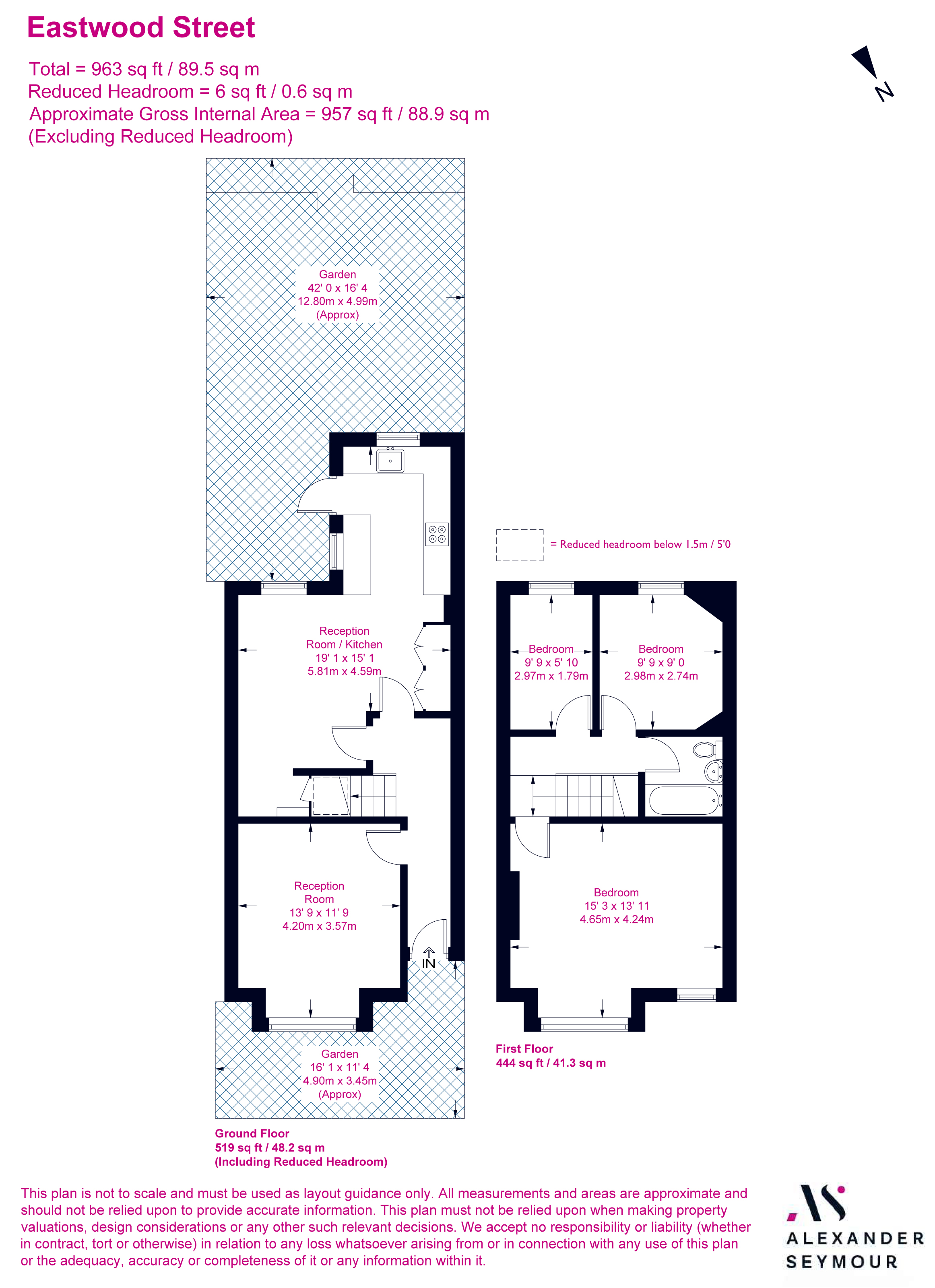 54, Eastwood Street, Furzedown floorplan