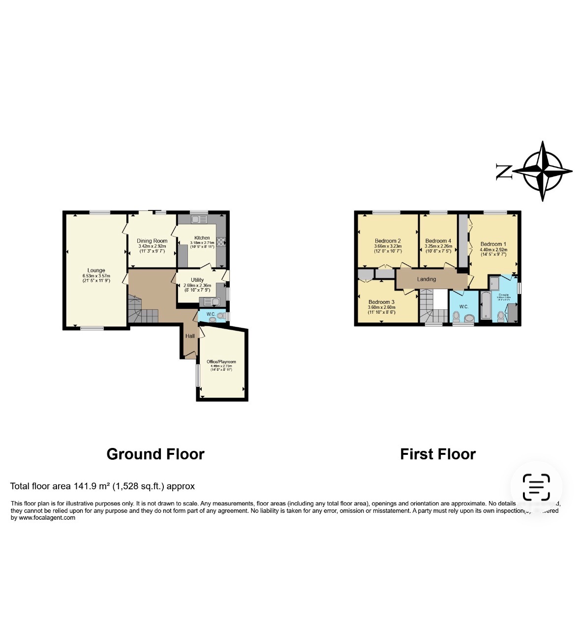 38, Danes Close, Peterborough floorplan