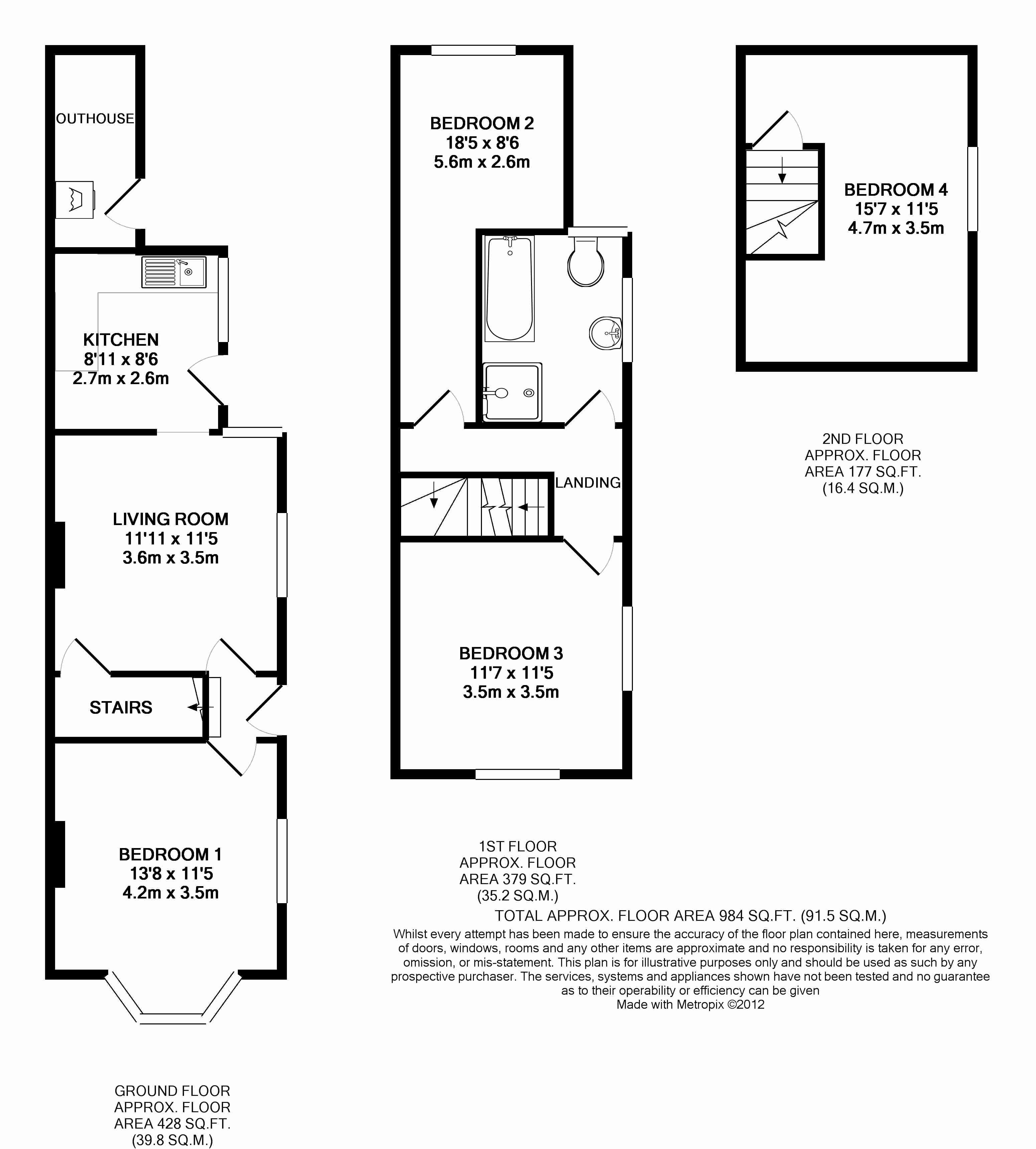 Brailsford Road, Nottingham floorplan