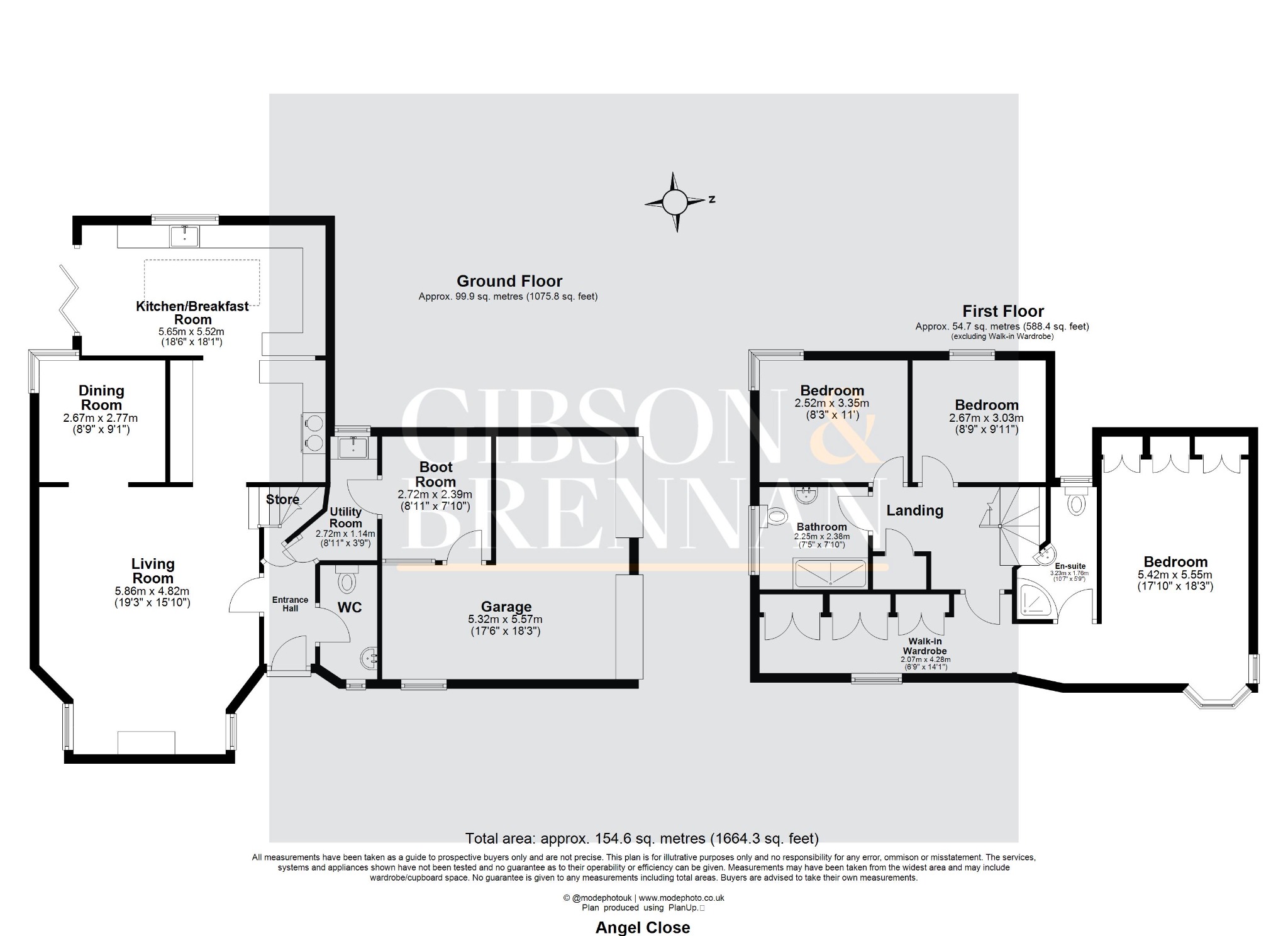 3 Angel Close, Basildon, Essex floorplan