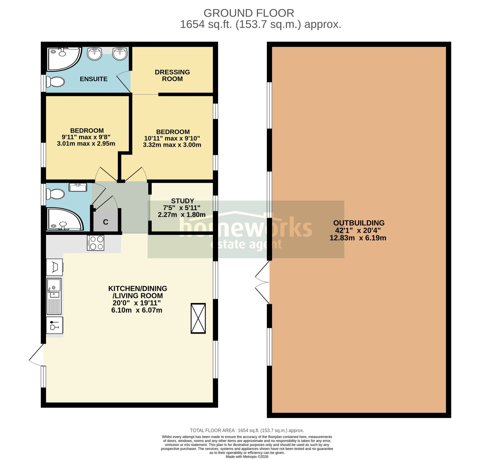 Pigmans House, Reepham Road, Dereham floorplan