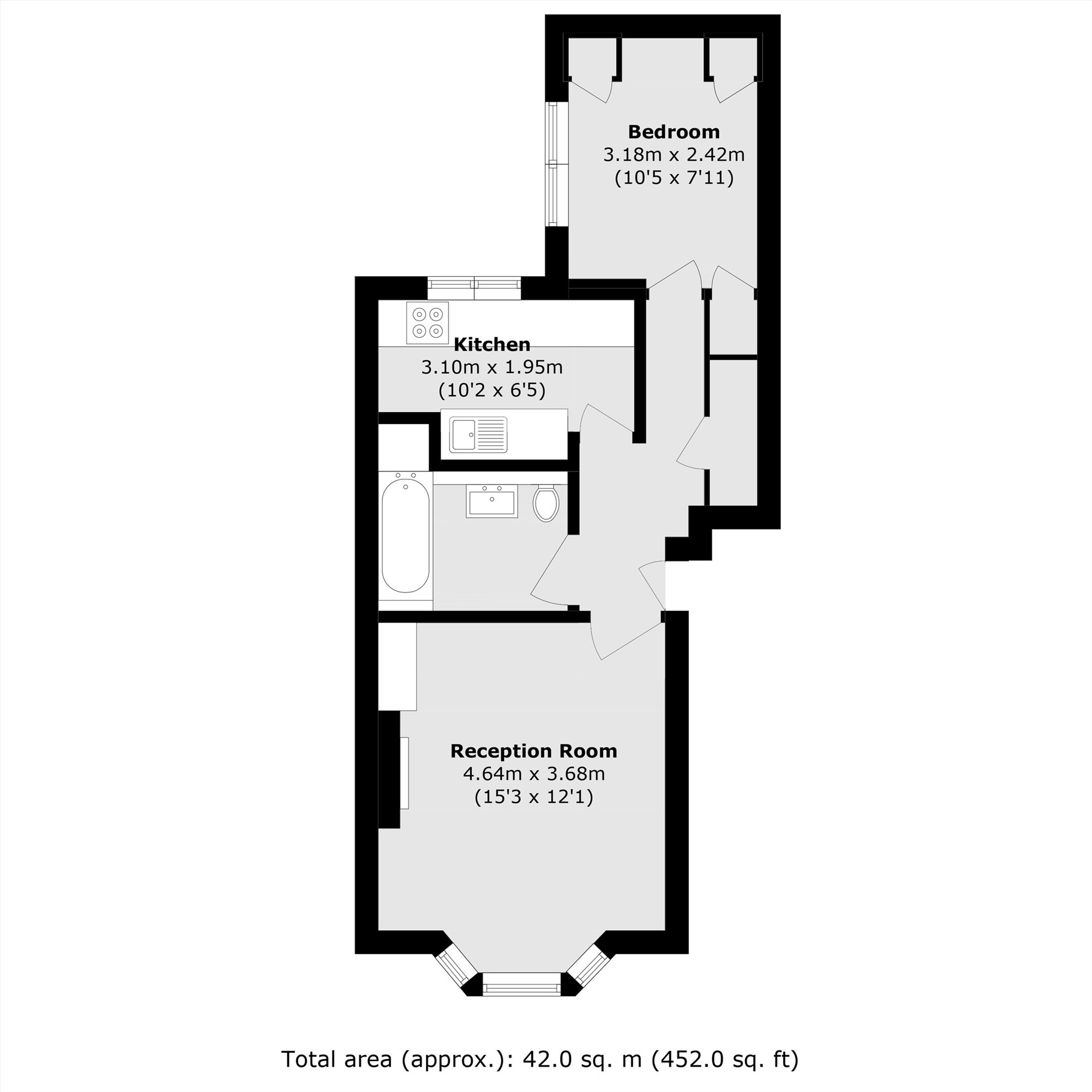 14, Melina Road, London floorplan