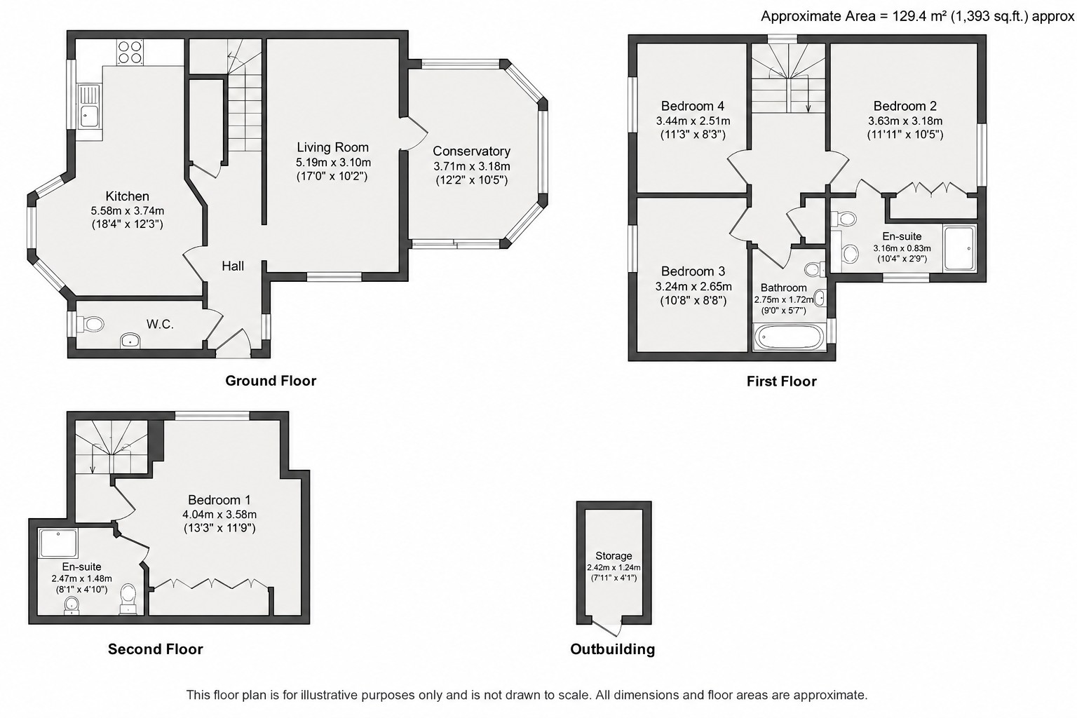 Gate House Lodge, 20, Duchess Court, Weybridge floorplan