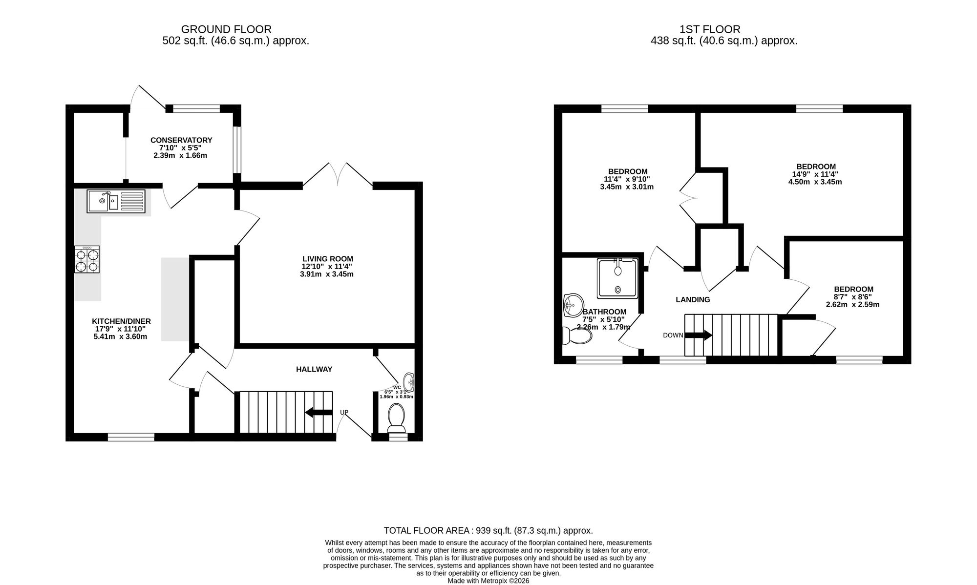 41 Pentwyn Terrace, Cardiff floorplan
