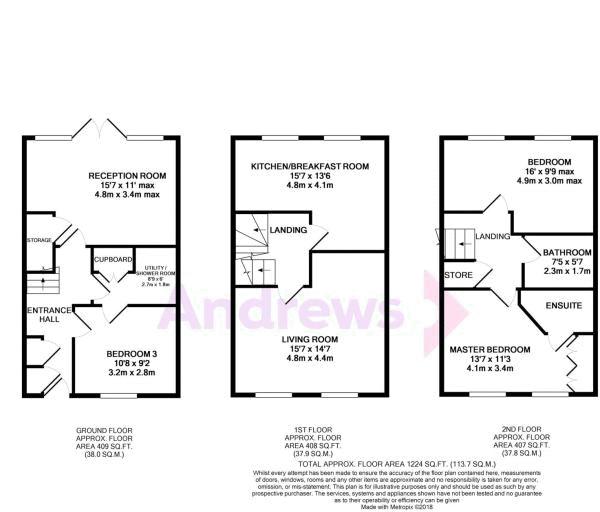 3 Bedrooms Town house for sale in Hazel Way, Coopers Edge, Gloucester GL3