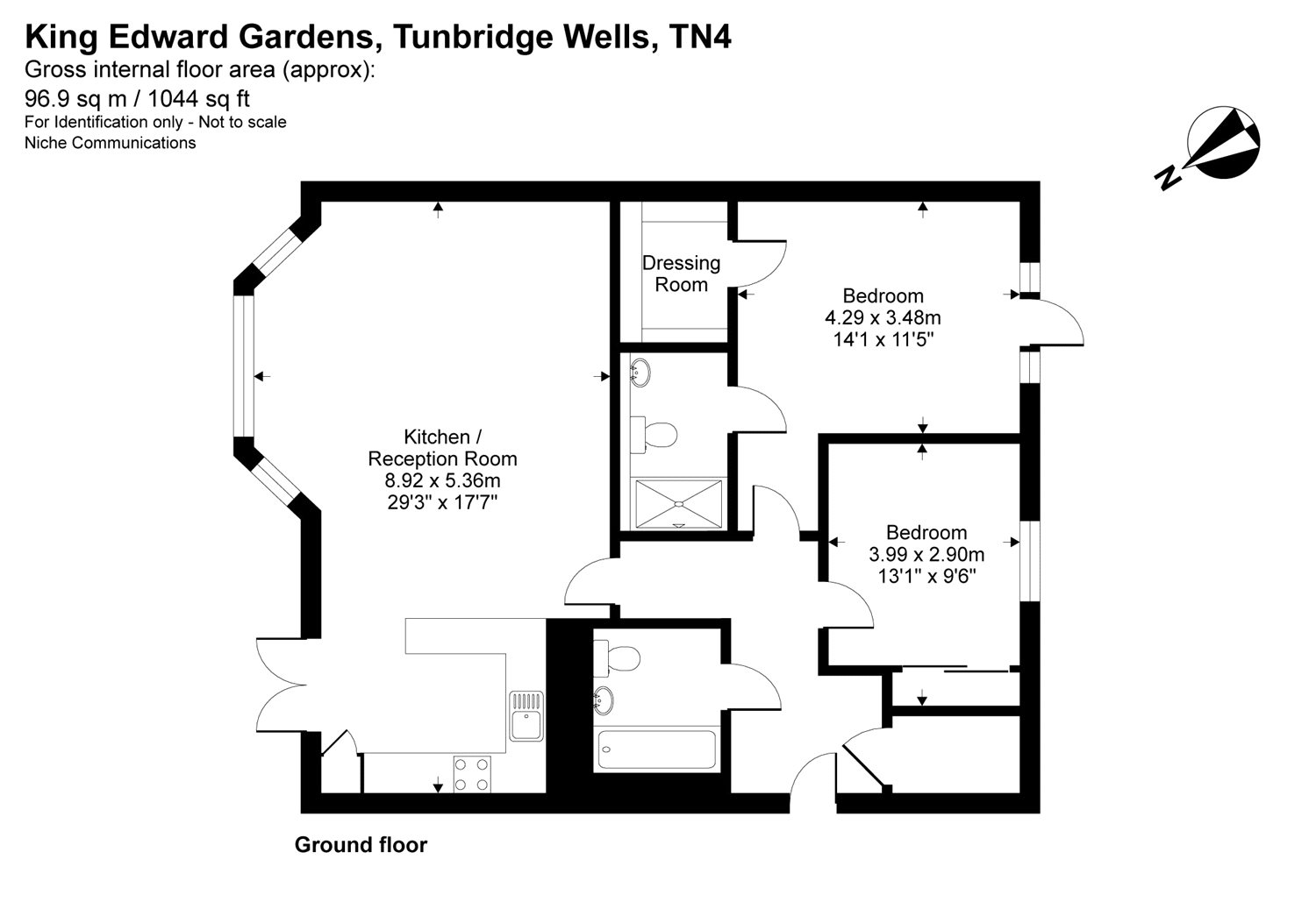 2, Henrietta Place, Tunbridge Wells floorplan