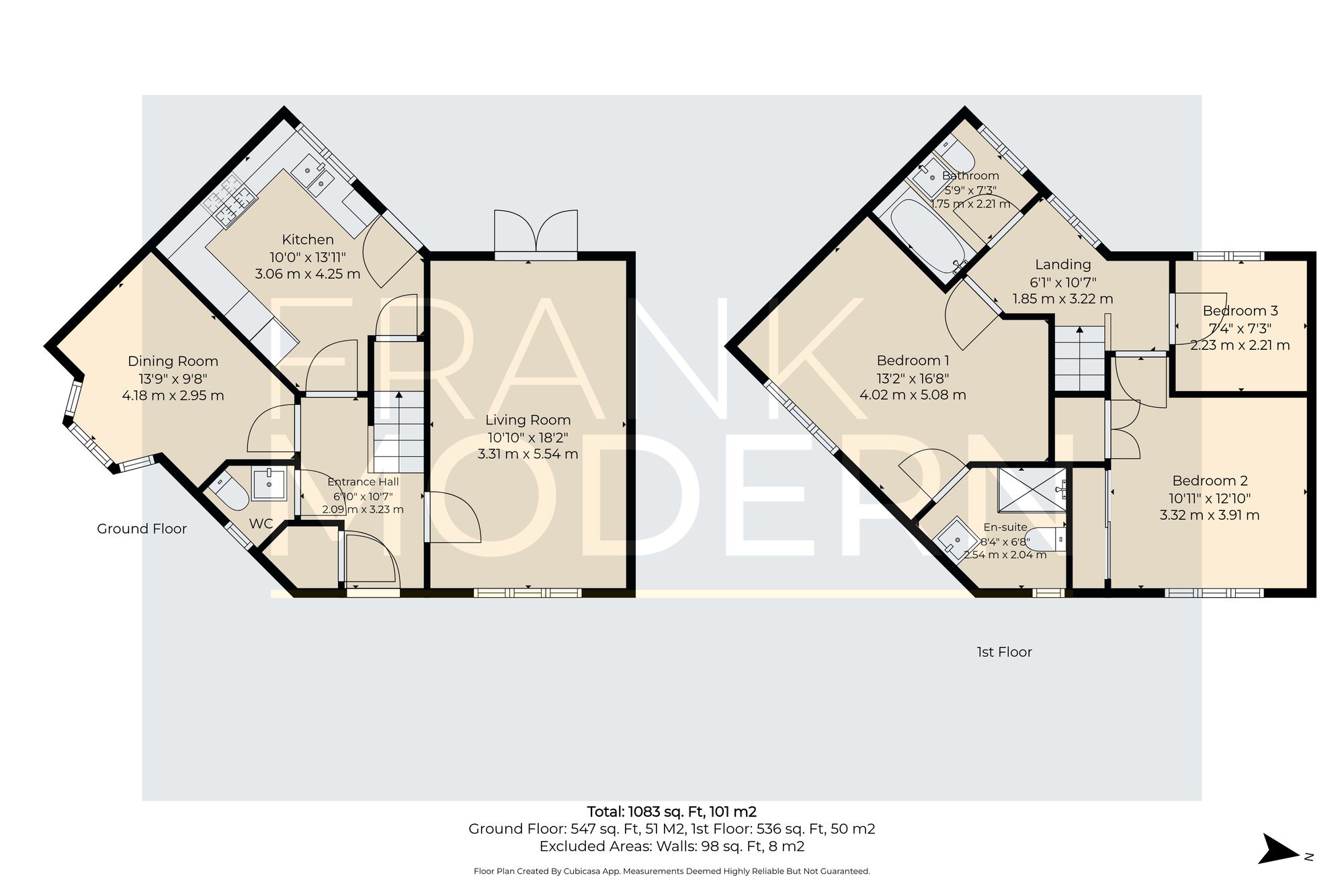 3 Norris Drive, Huntingdon floorplan