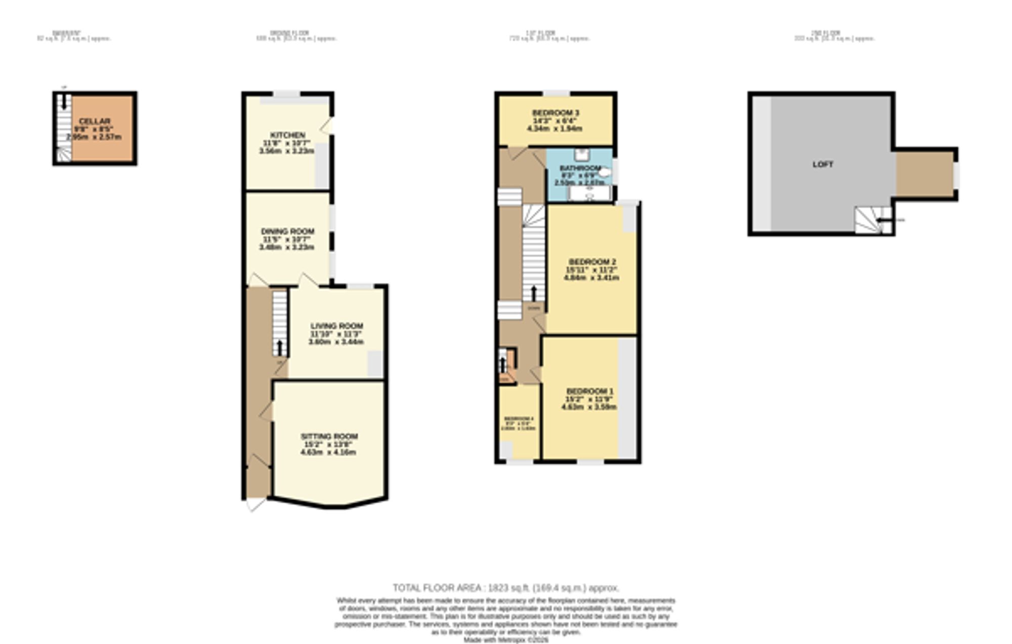 100 Gnoll Park Road, Neath floorplan