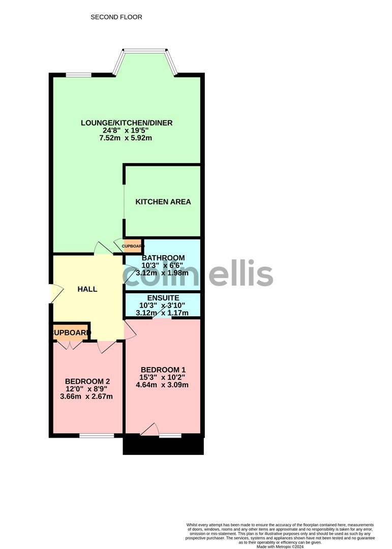 19, Castle Heights, Marlborough Street, Scarborough floorplan