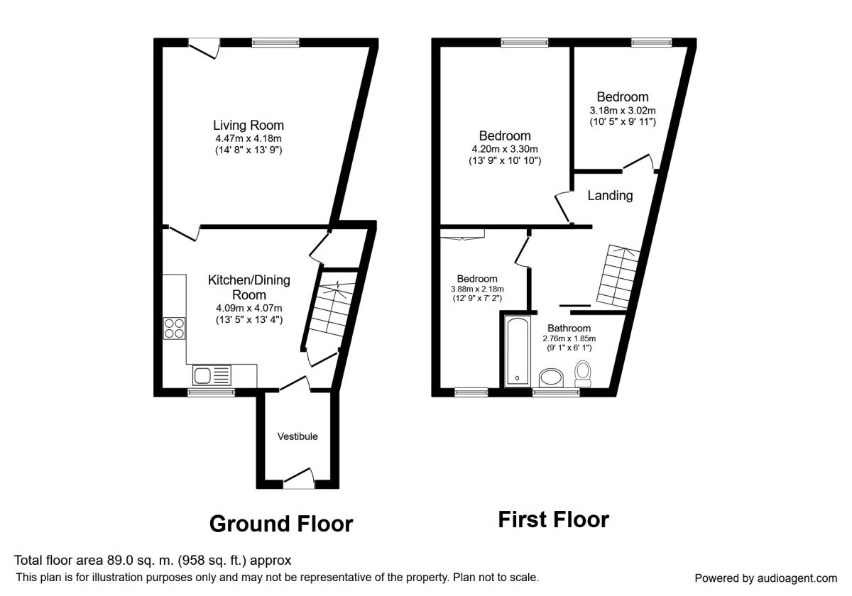 3 Bedrooms Terraced house to rent in Pontefract Road, Ackworth, Pontefract WF7