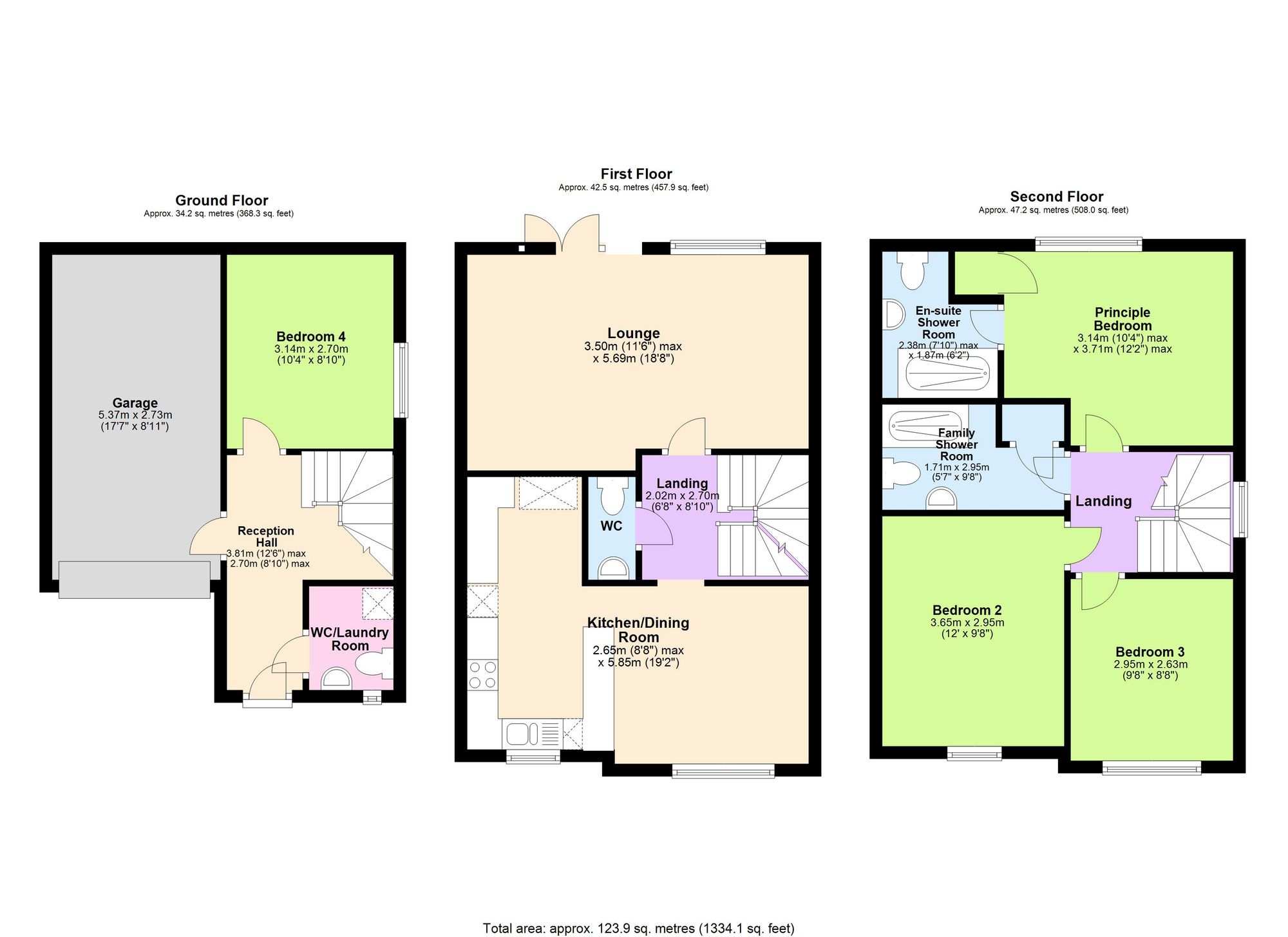 37, Darwin Crescent, Torquay, TQ2 floorplan