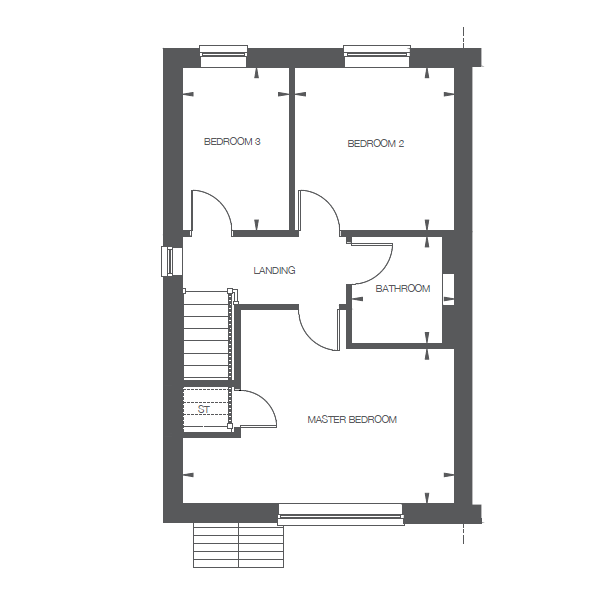 "Damask " at Comberton Road, Kidderminster DY10, 3 bedroom semi