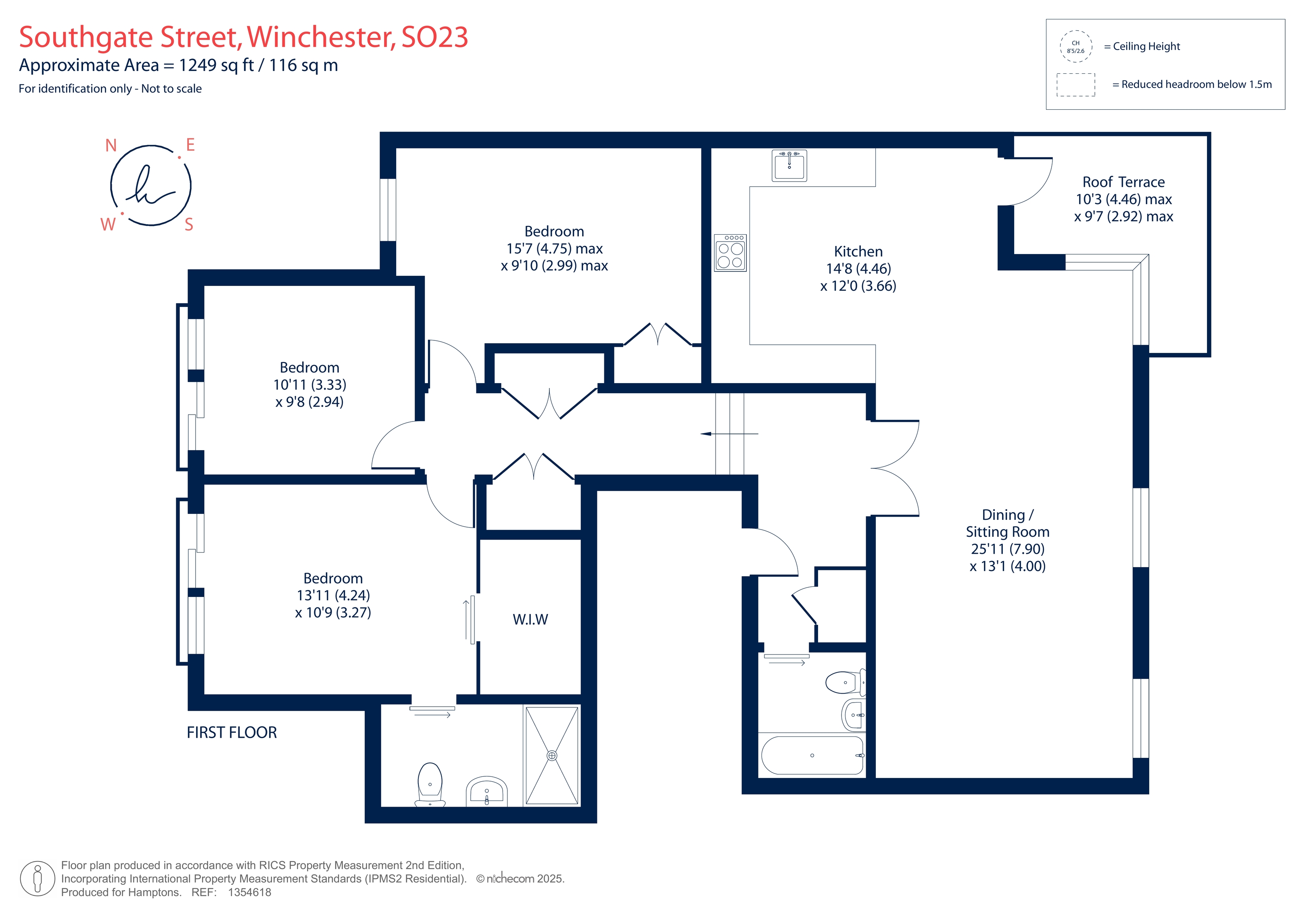 21D, Southgate Street, Winchester floorplan