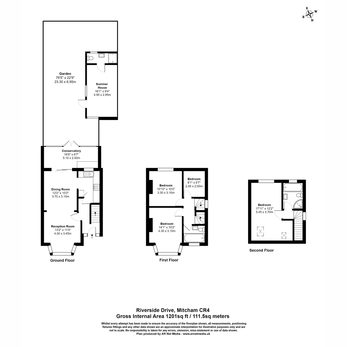 Riverside Drive, Mitcham CR4, 4 bedroom semidetached house for sale