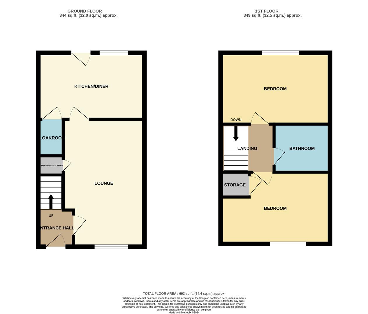 6, Moorstone Place, Penwithick floorplan