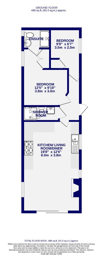 ABI Ambleside Lodge, Wilberfoss Holiday Park, Wilberfoss York floorplan