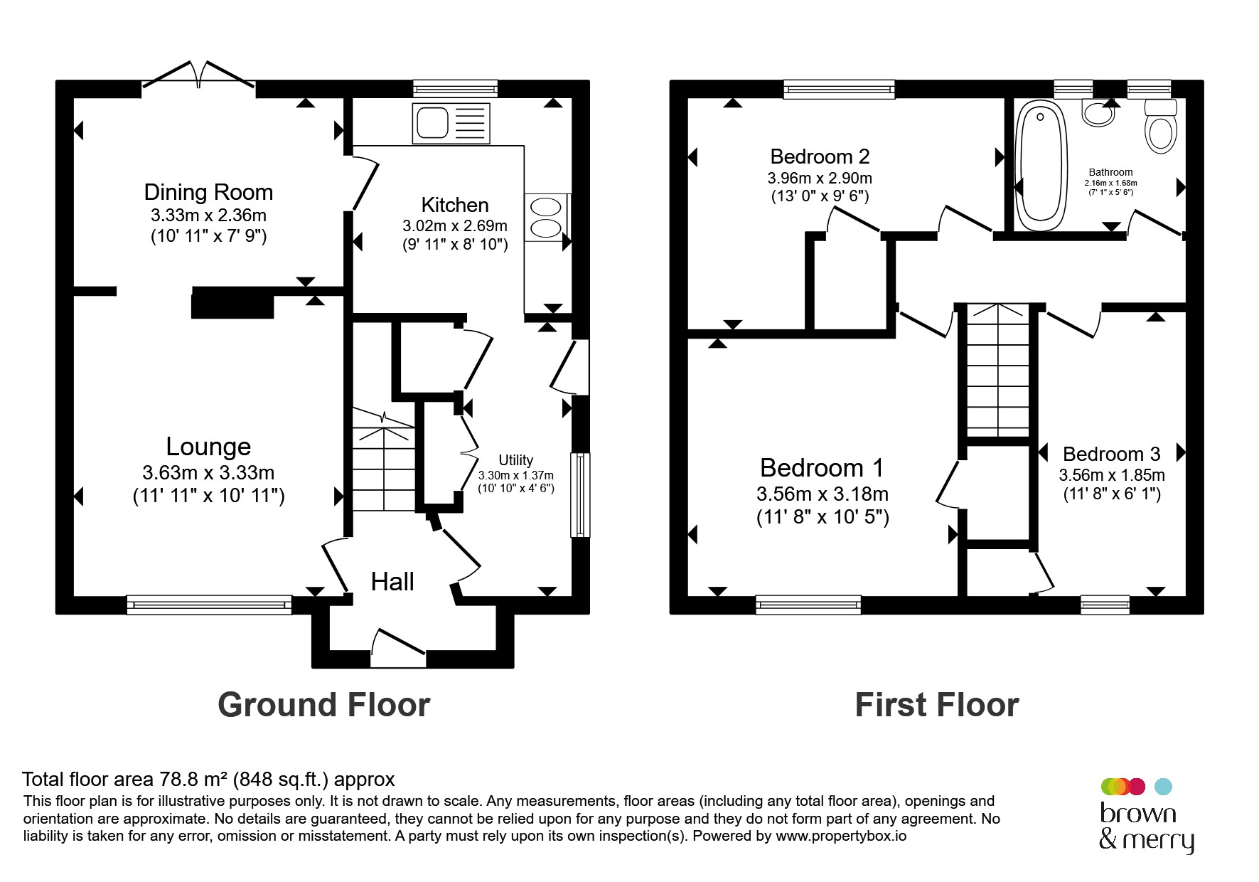 12, Plantation Walk, HEMEL HEMPSTEAD floorplan