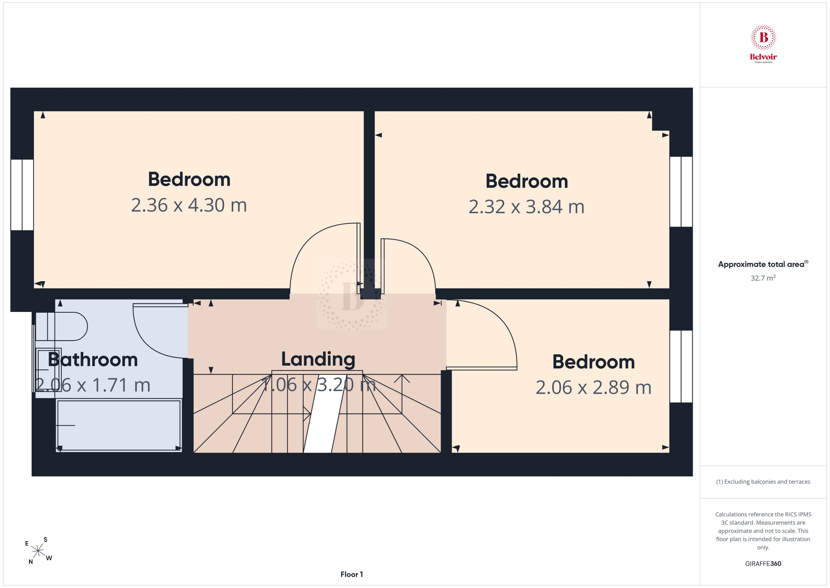 147, Ashmead Road, Bedford floorplan