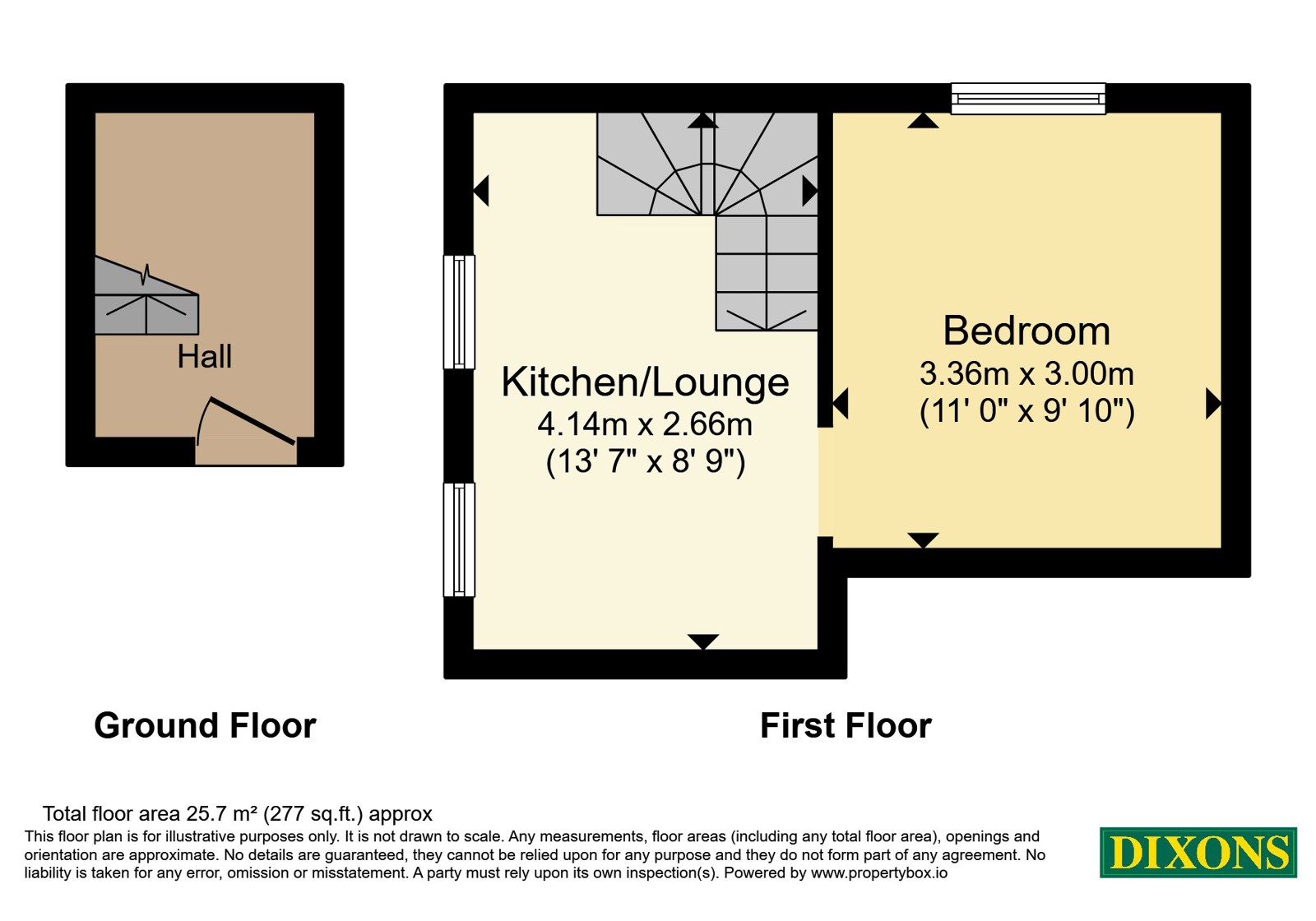 11, George Street, Worcestershire floorplan
