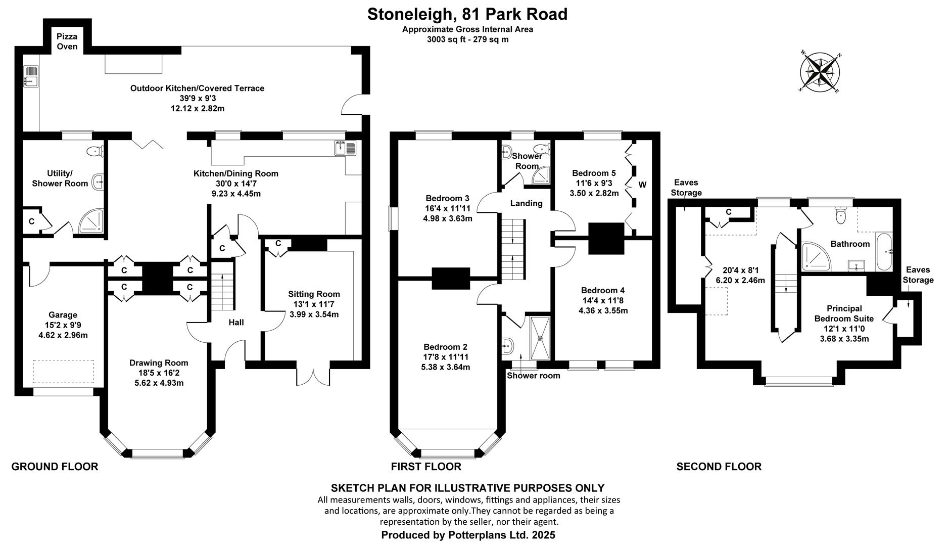 Stoneleigh, 81 Park Road, Cowes floorplan