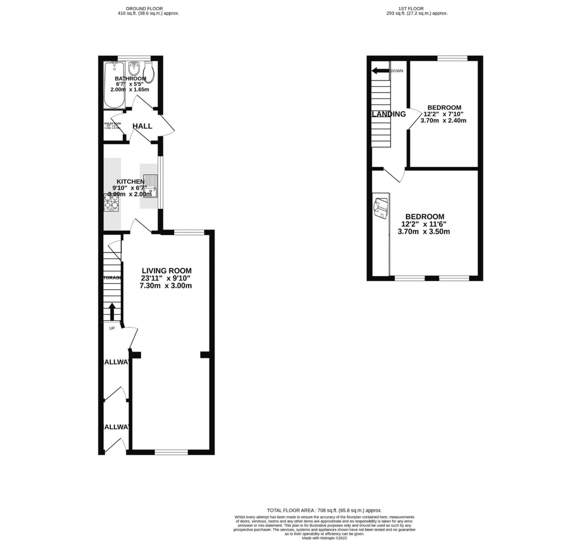 49 Haydock Street, Newton-Le-Willows floorplan