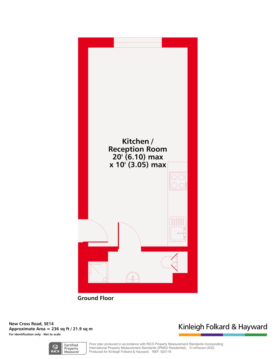 Flat 7, 146-148, New Cross Road, London floorplan