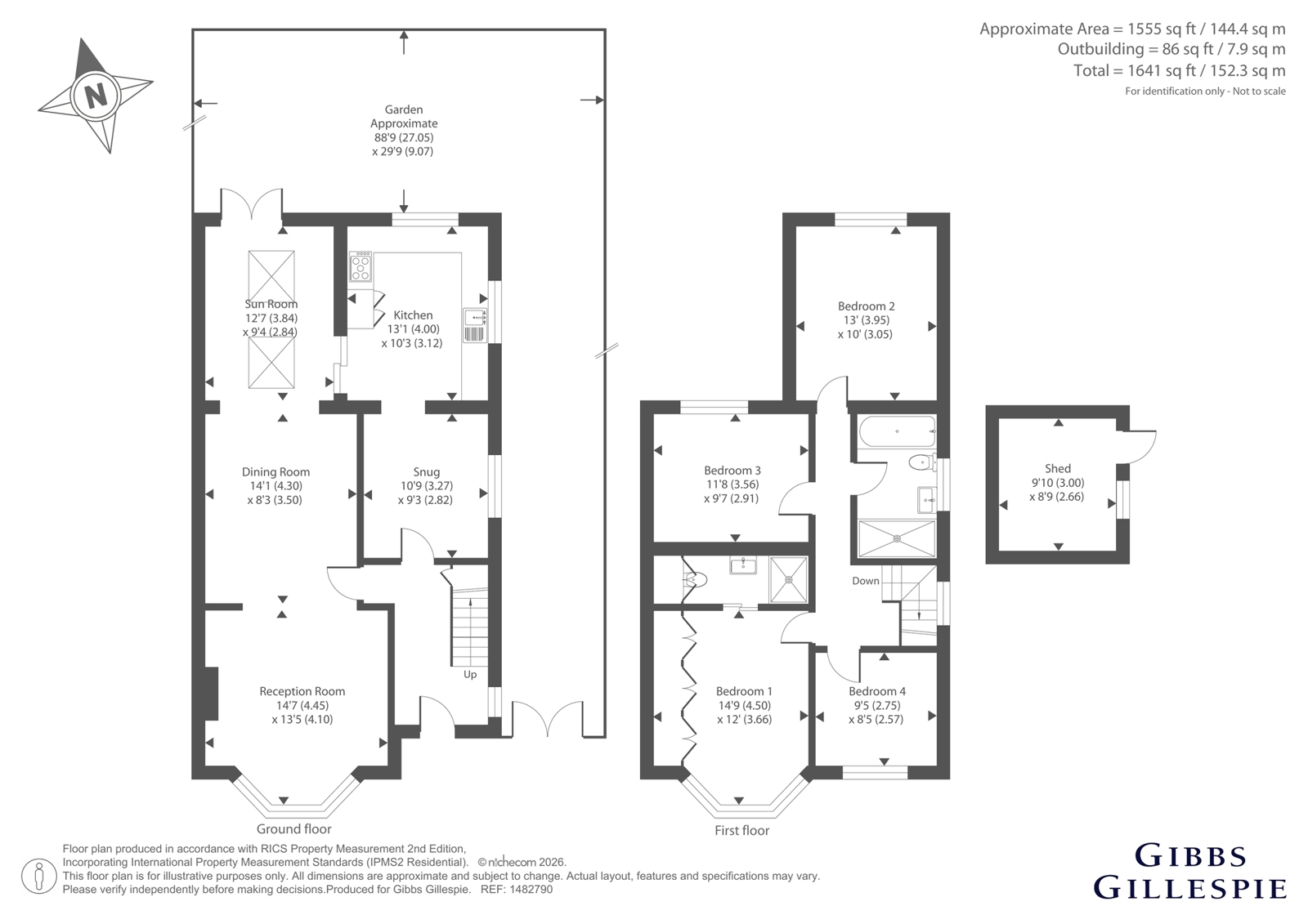 119, Cassiobury Park Avenue, Hertfordshire floorplan