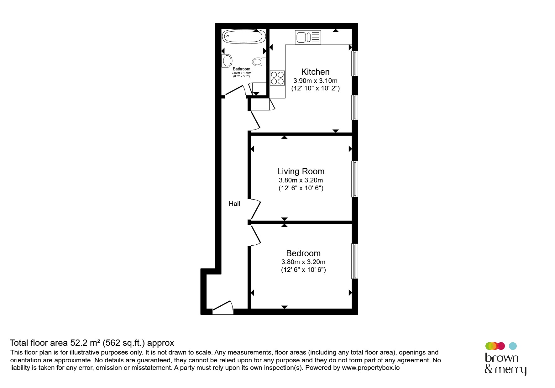 Flat 13, Andrew Reed Court, Keele Close, Watford floorplan