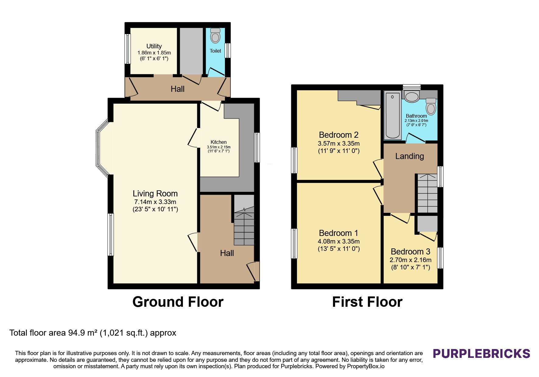 15, Crown Avenue, Spalding floorplan