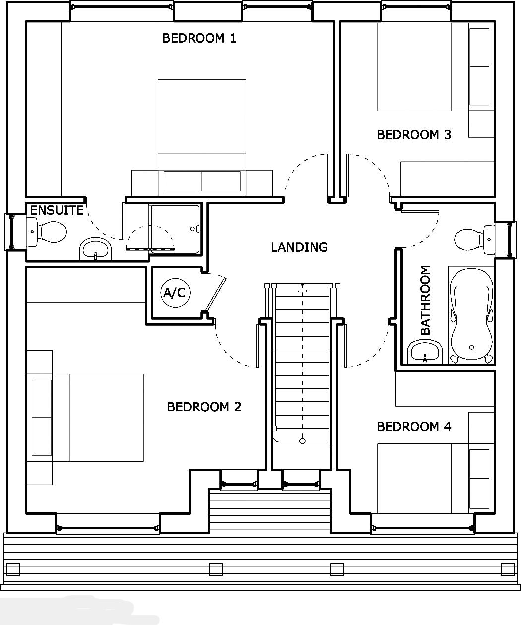 Plot 68 The Knightsbridge, Off Moor Road, Nottingham floorplan