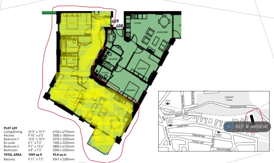 Dixie Court, Adenmore Road, London floorplan