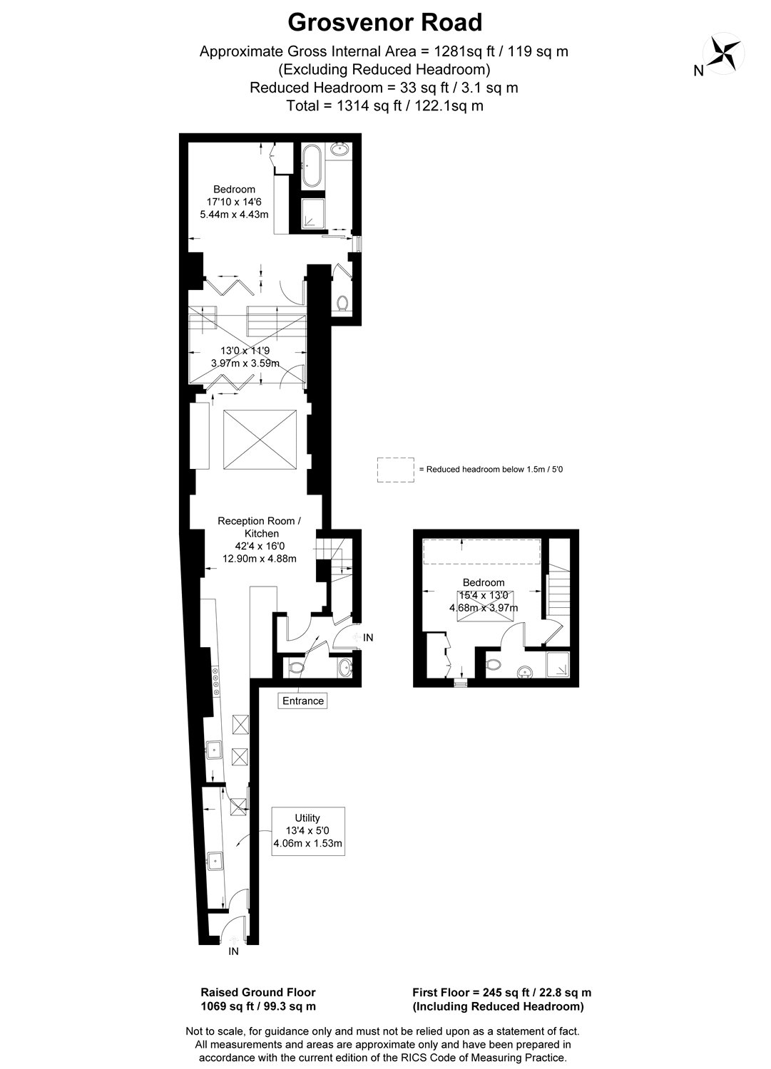 59, Crown Reach, London floorplan