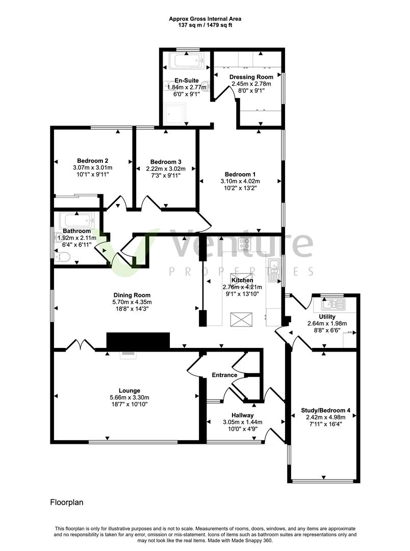 9, Dale Road, Darlington floorplan