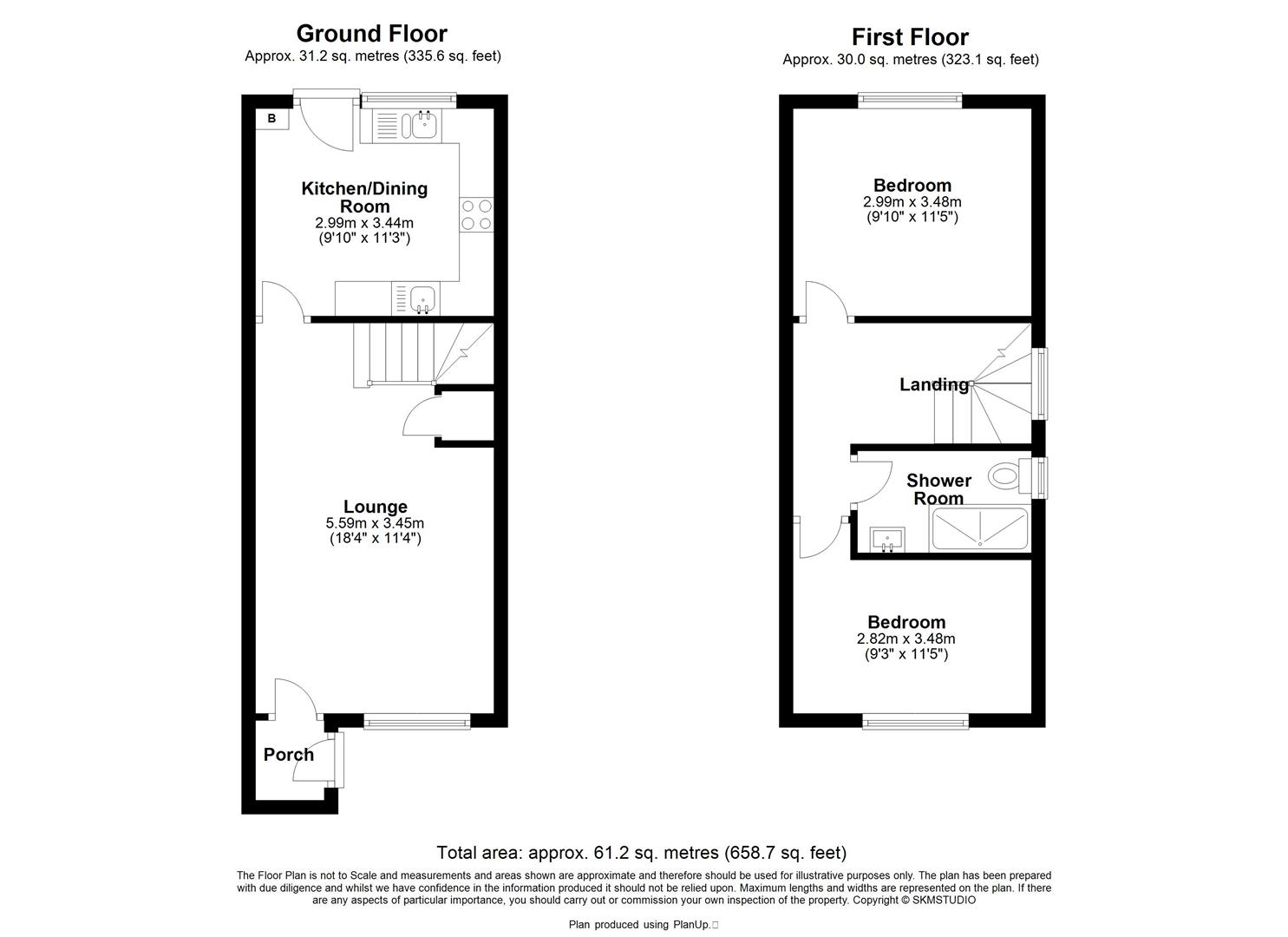 59 Upper Heath Road, St Albans, St. Albans floorplan