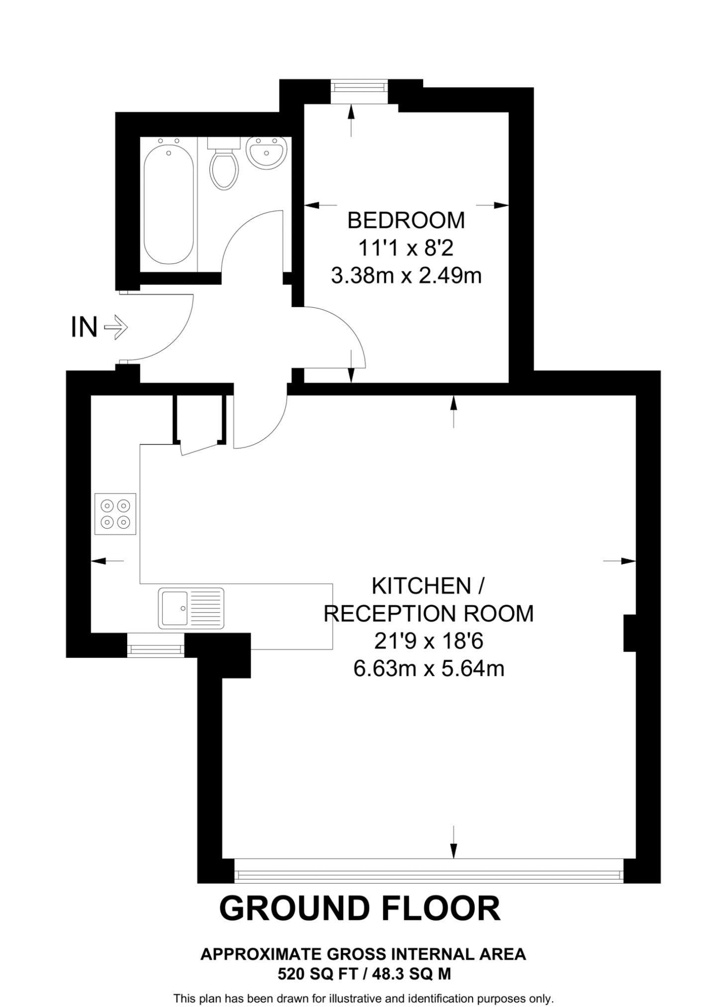 93, Blackheath Road, London floorplan