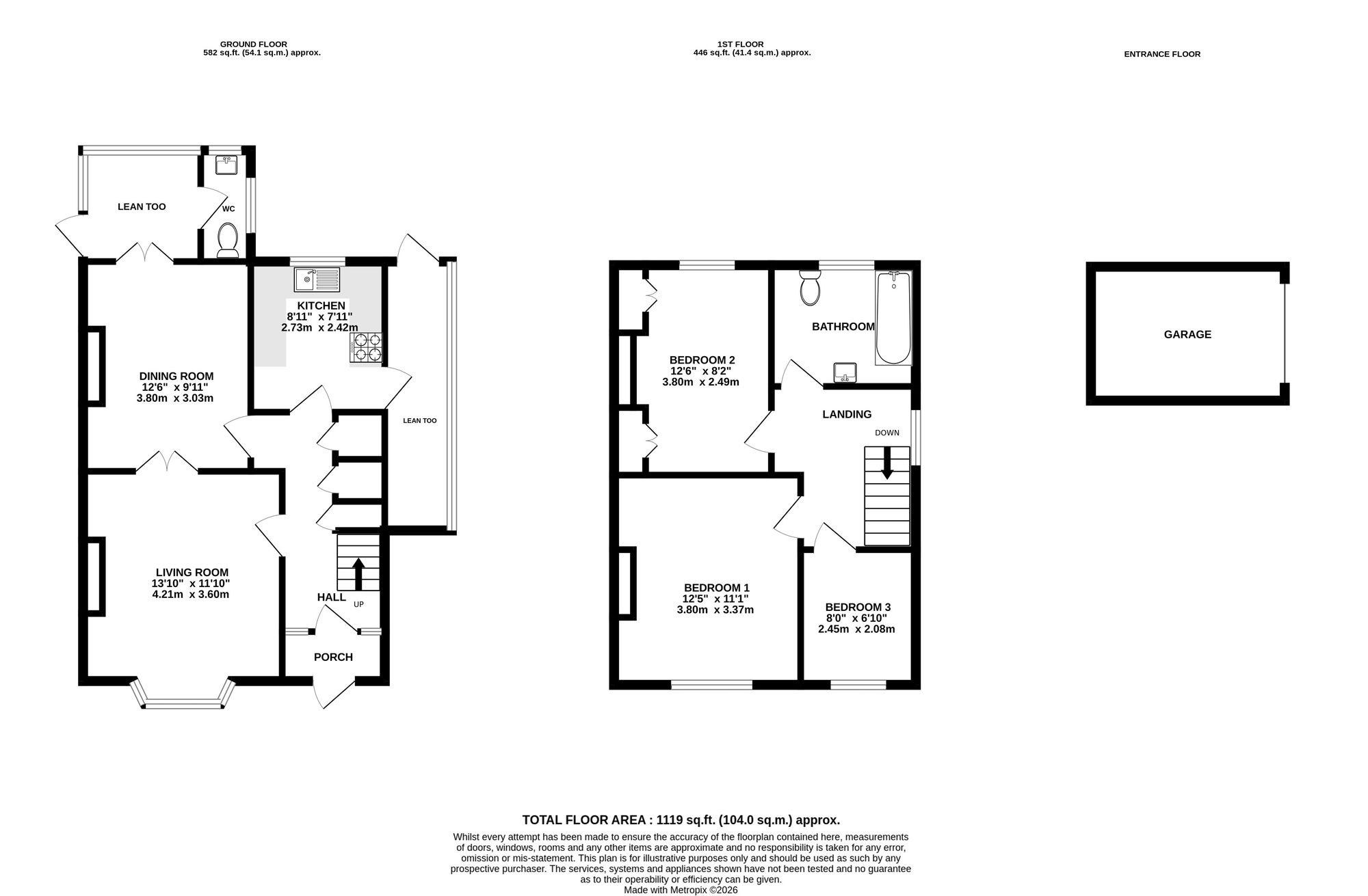47 St. James's Avenue, Gravesend floorplan