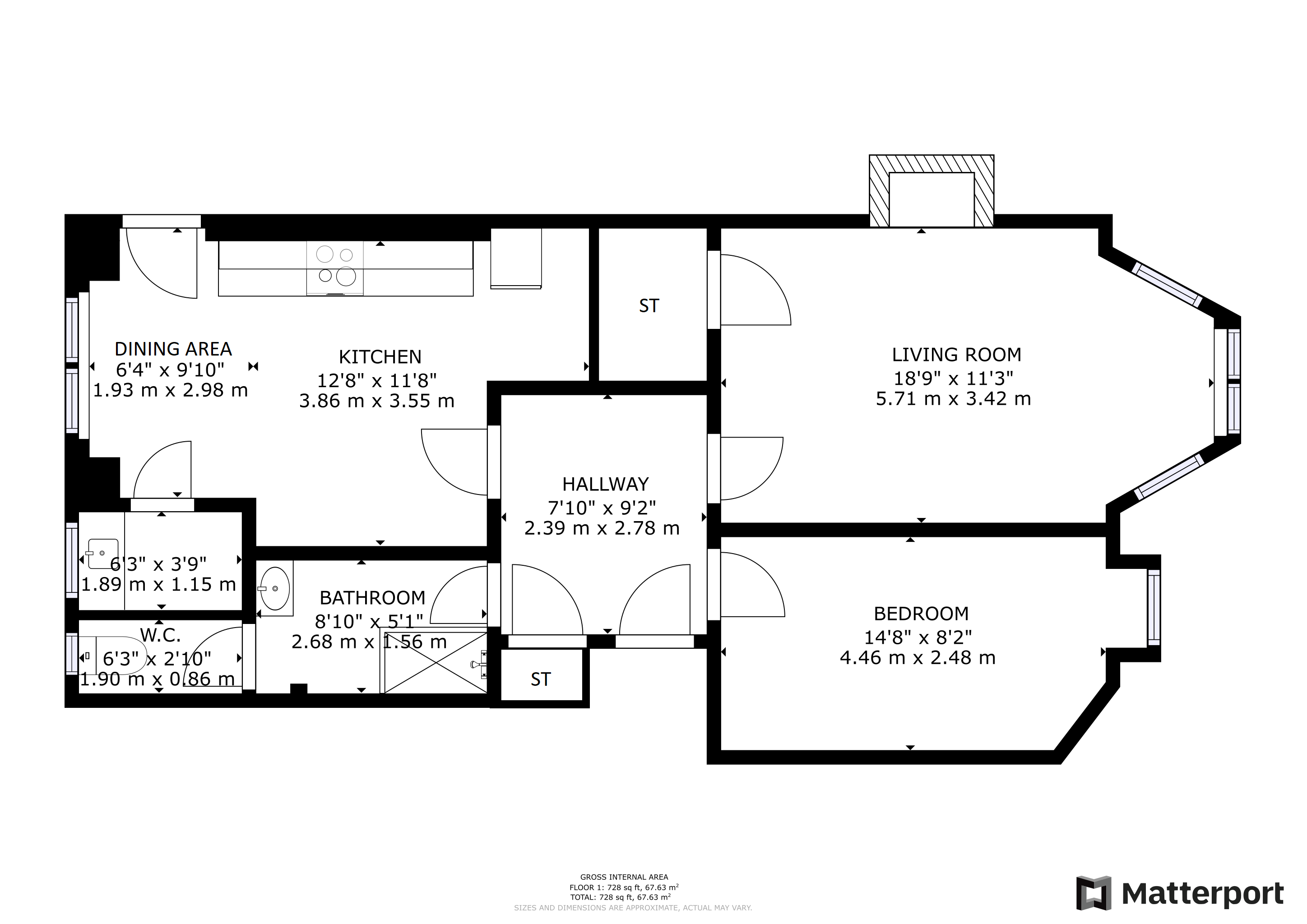 Strathyre Street, Shawlands, Glasgow G41, 1 bedroom flat for sale