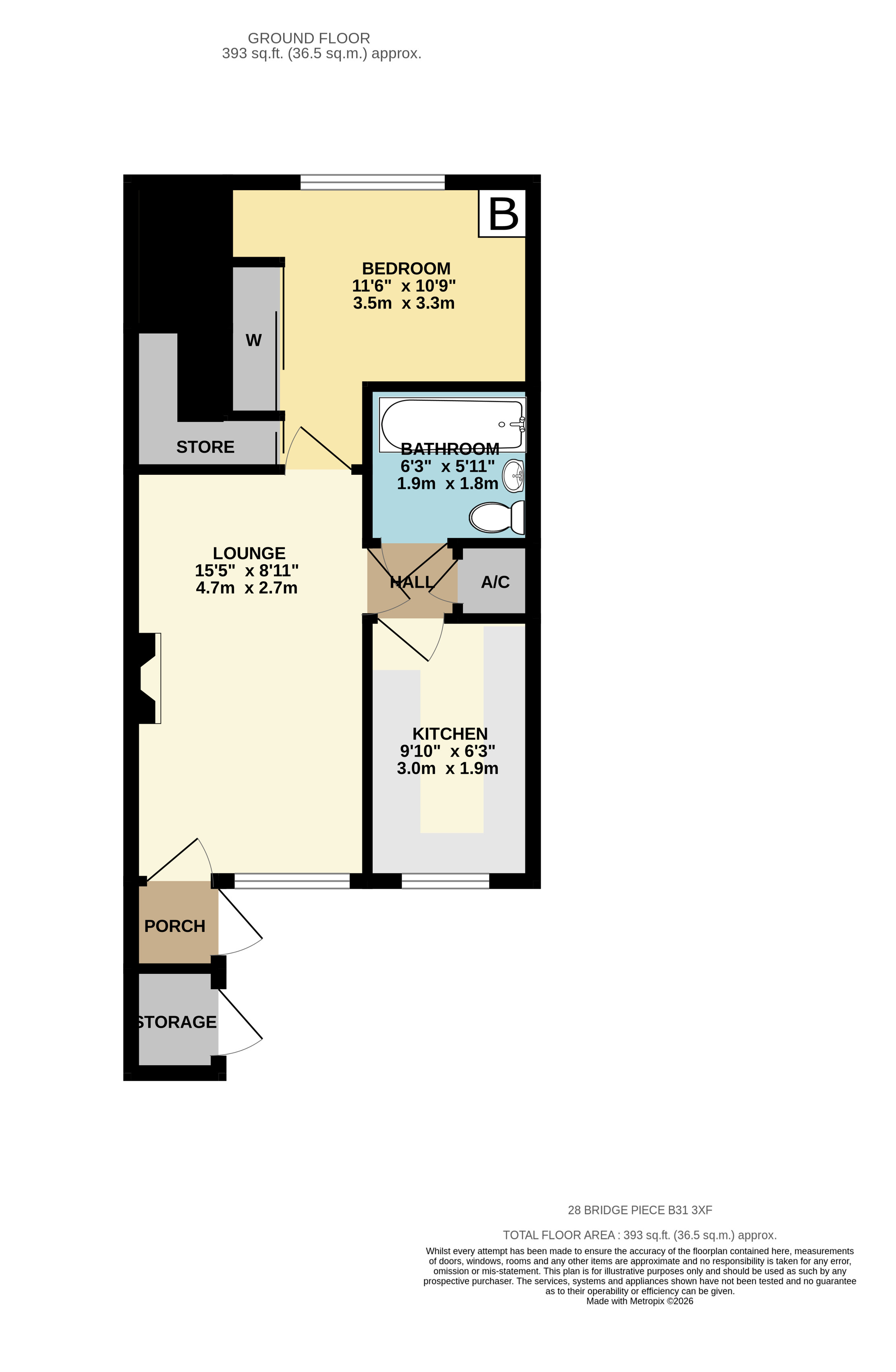 28, Bridge Piece, Birmingham floorplan