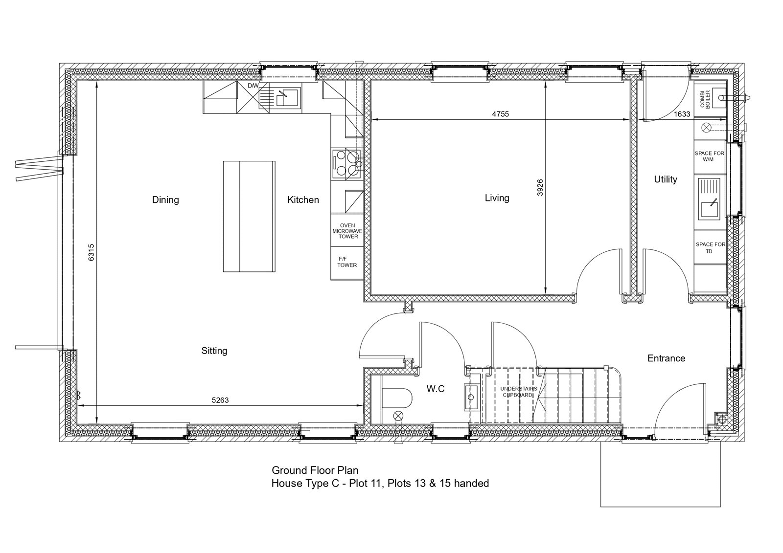 Plot 15 The Jasmine, Crossways Gardens, Little Clacton floorplan