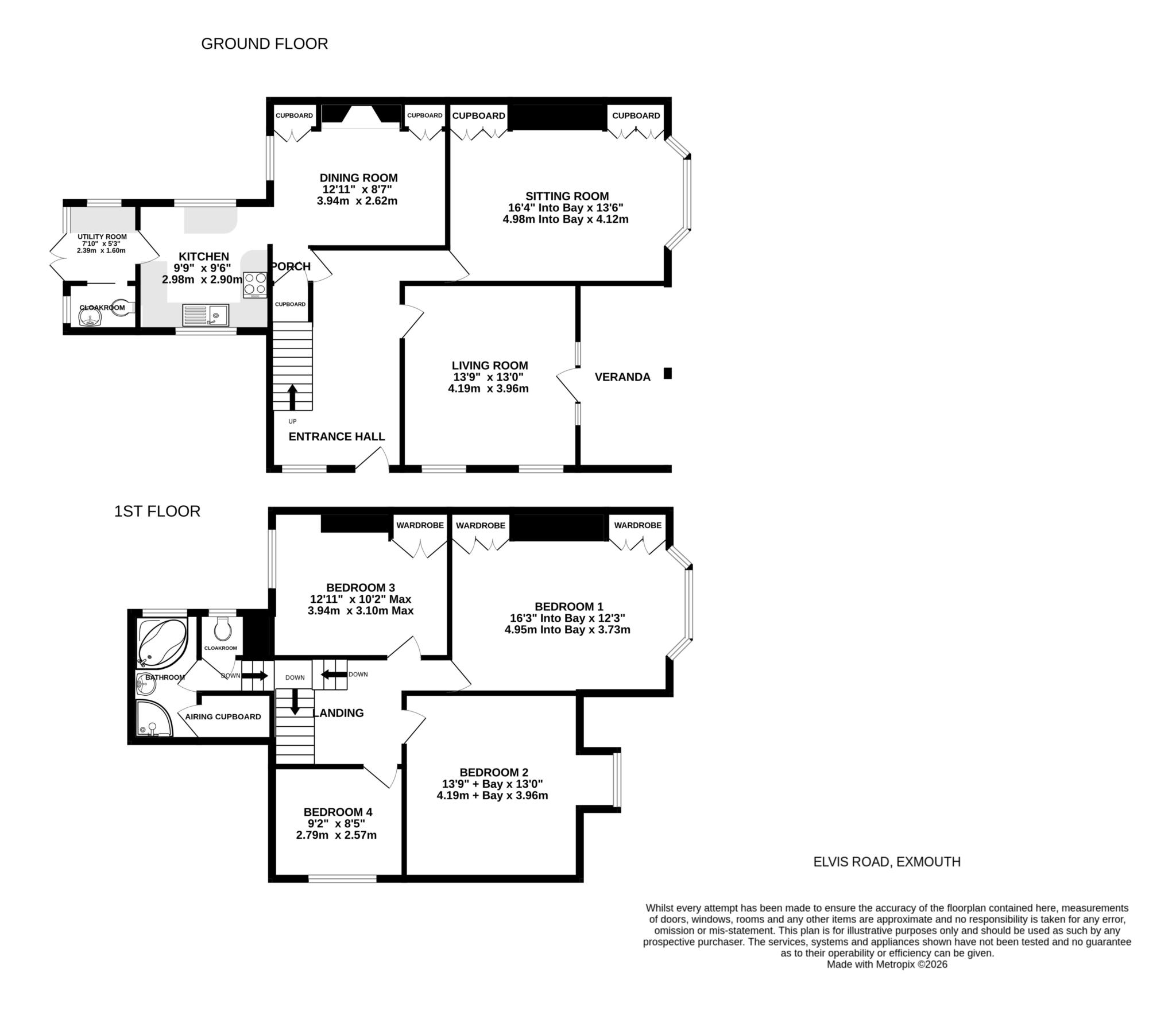 1, Elvis Road, Exmouth floorplan