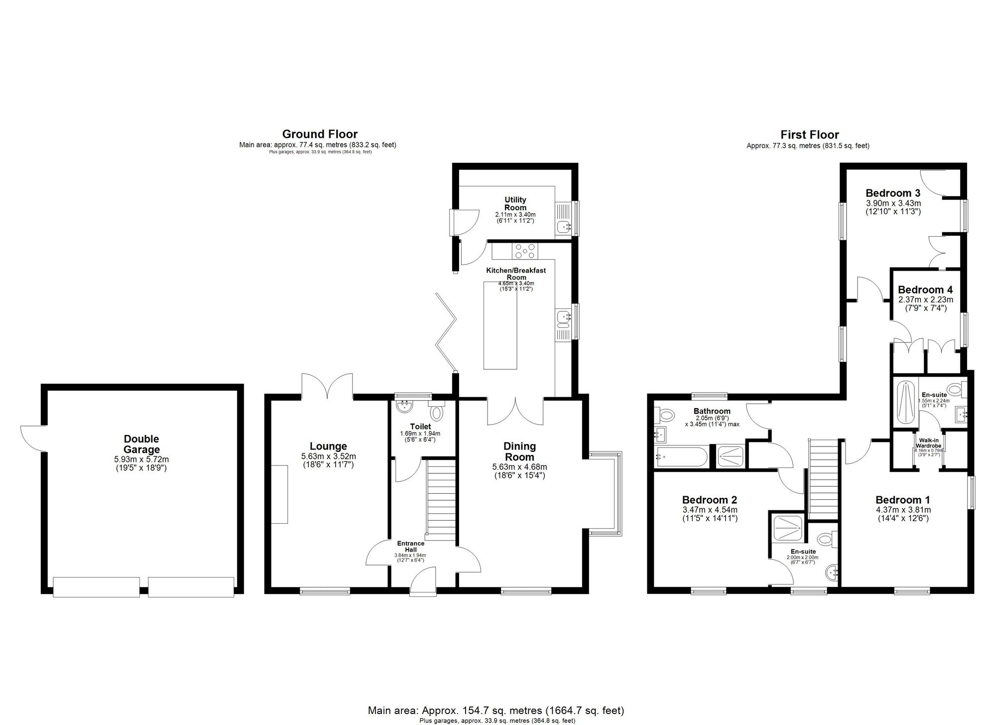 1 Westacre, Royston floorplan