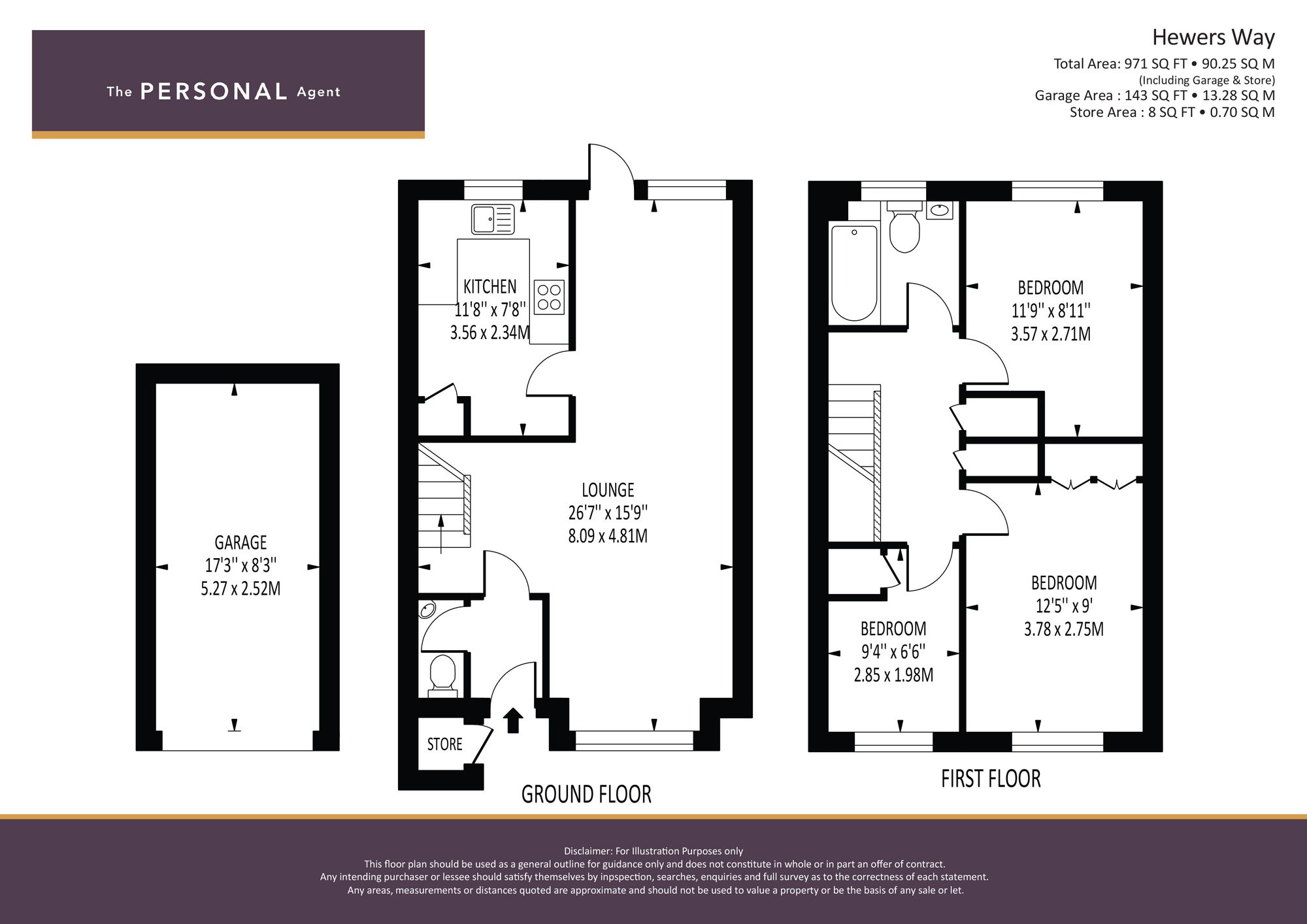 6 Hewers Way, Tadworth floorplan