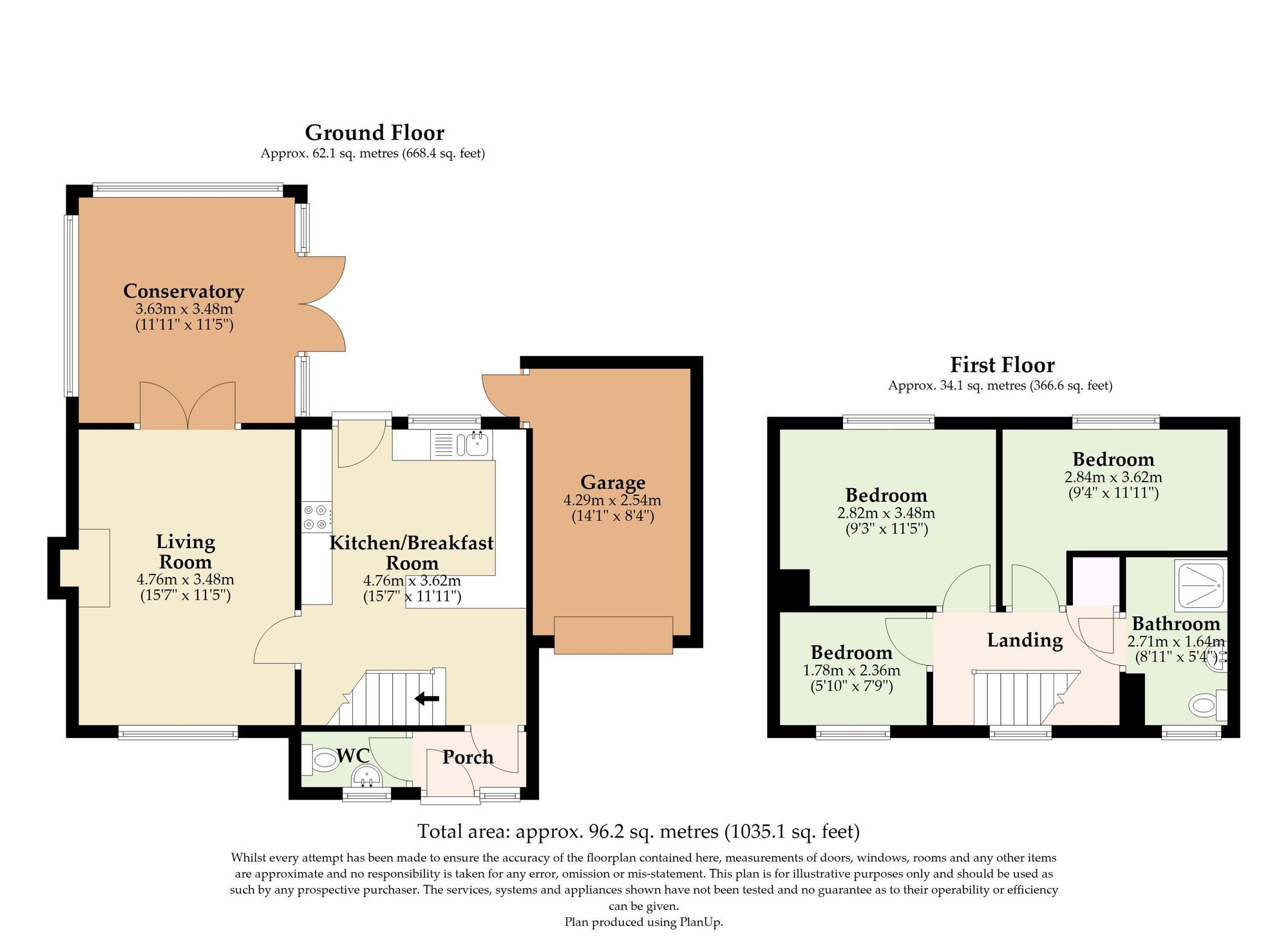 47 Pilgrims Way, Harleston floorplan