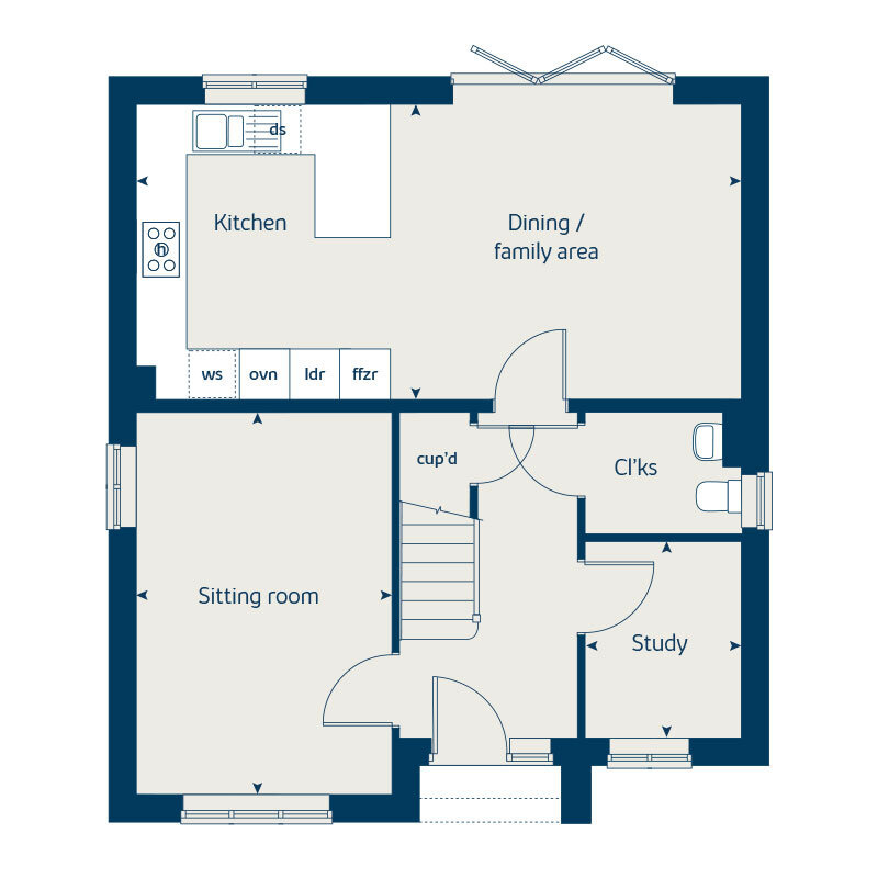 133, 1 Skylark Road, Brimington floorplan