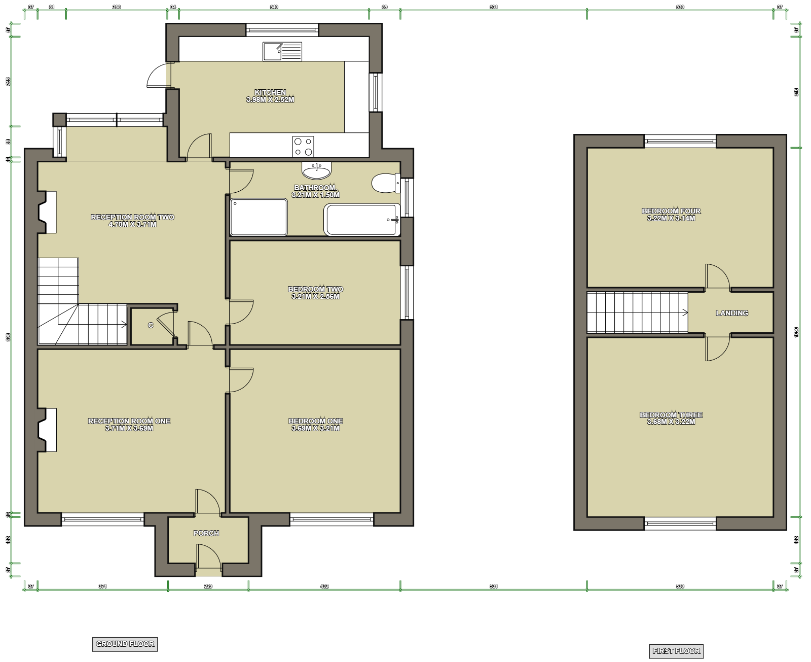 151 Moor Road, Wigan floorplan