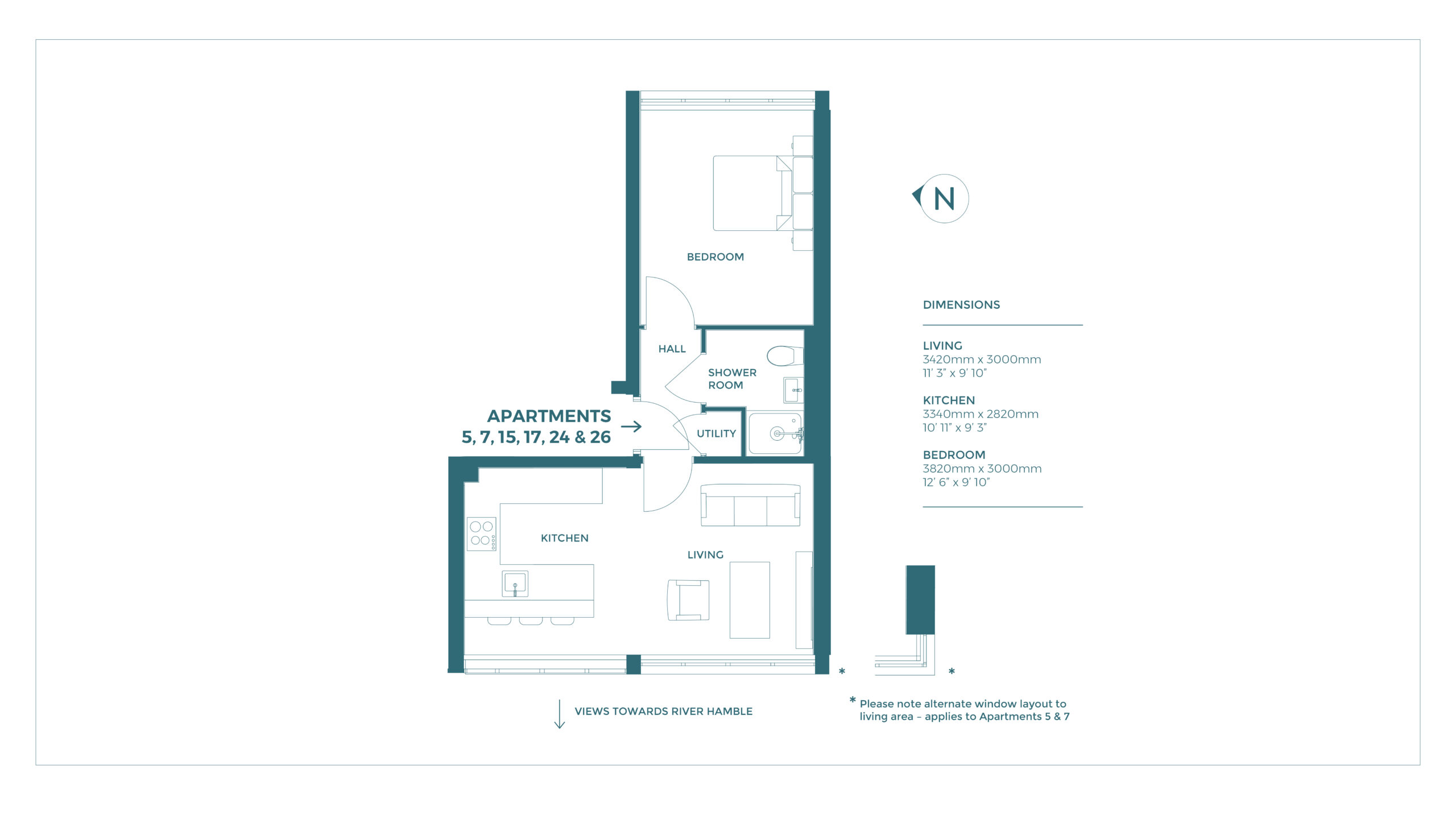 Apt No. 5,, Shackleton, Newtown Road floorplan