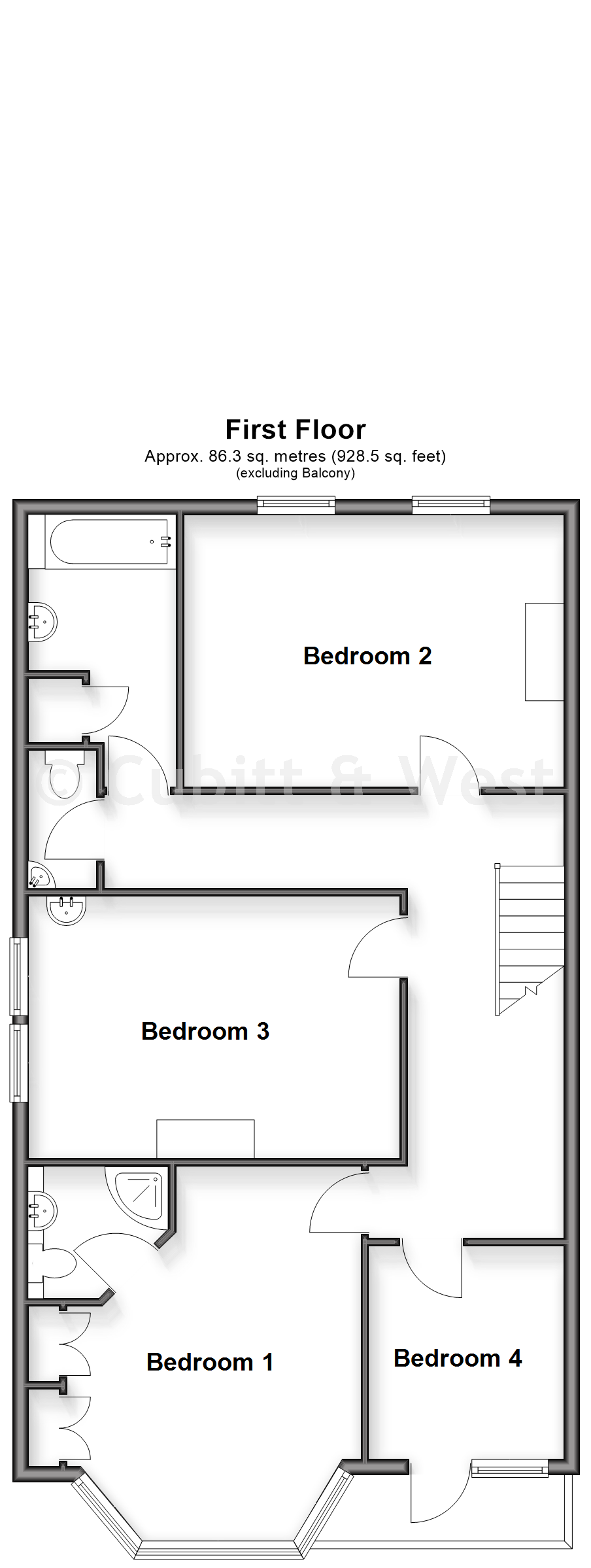 27, Grand Avenue, Worthing floorplan